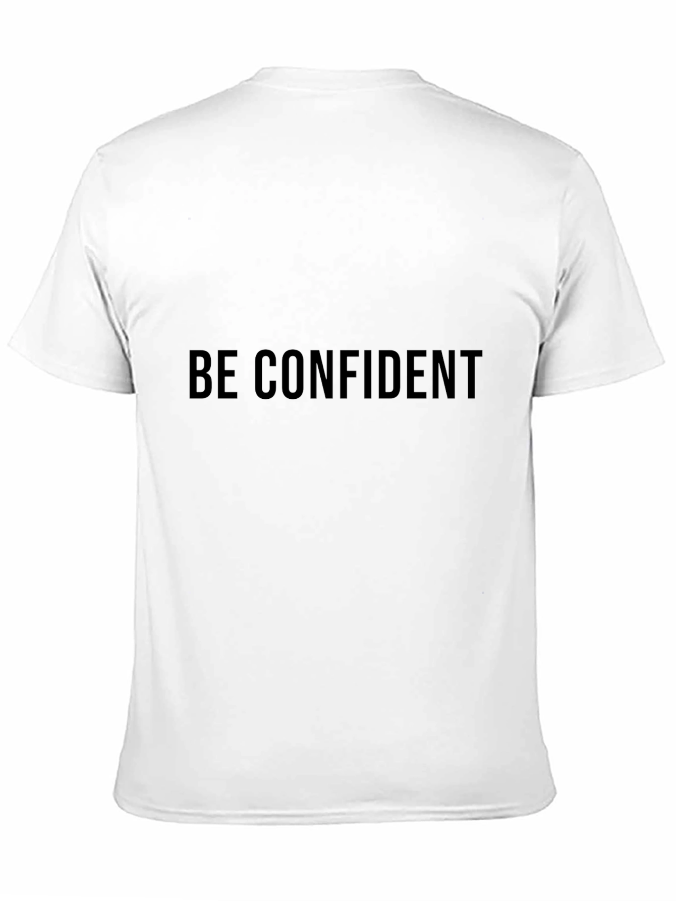 Black Be Confident Black T-Shirt view 11