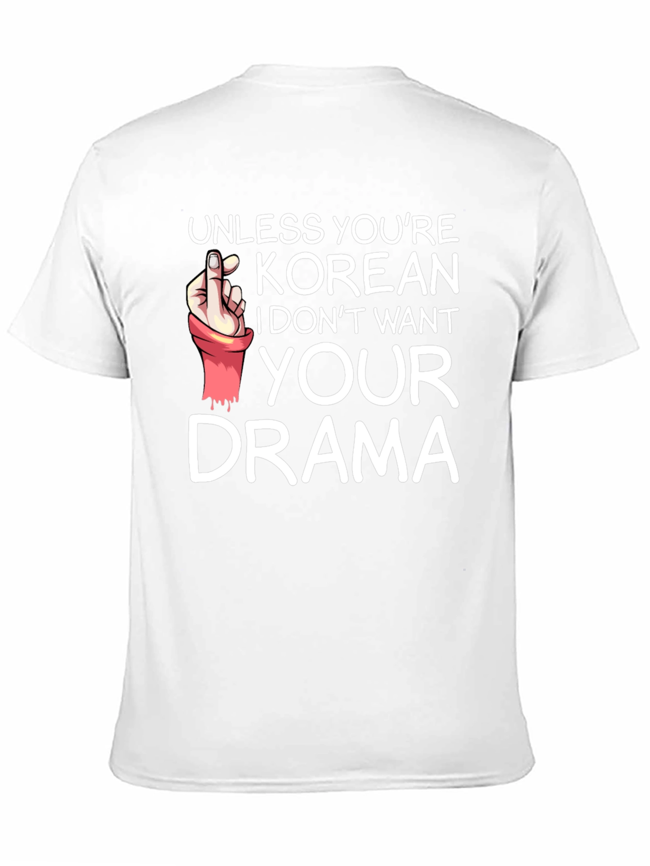 Black Korean Drama Funny Graphic T-Shirt view 11