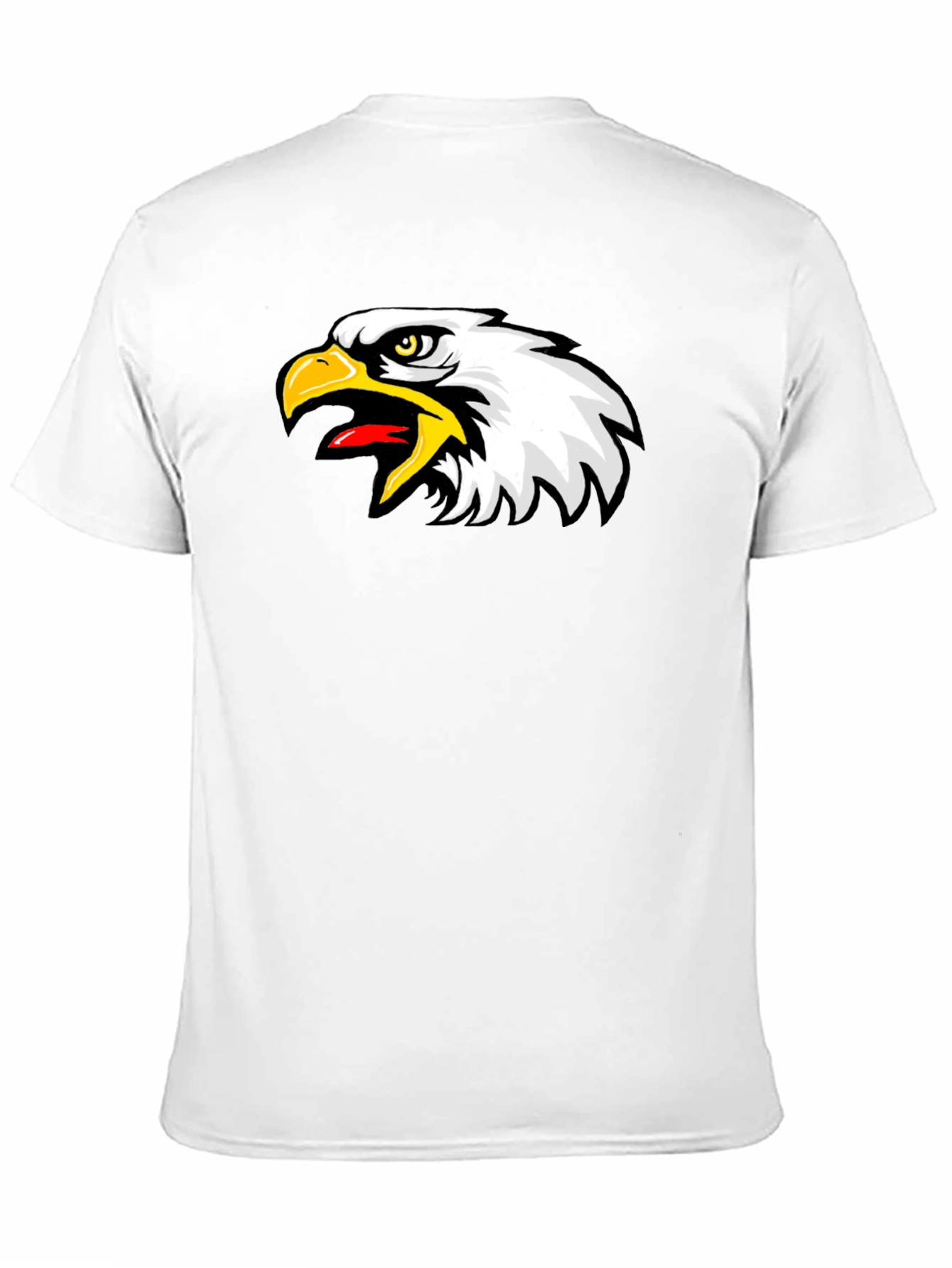 Black Eagle Graphic Black T-Shirt - Bold Bird Design view 11