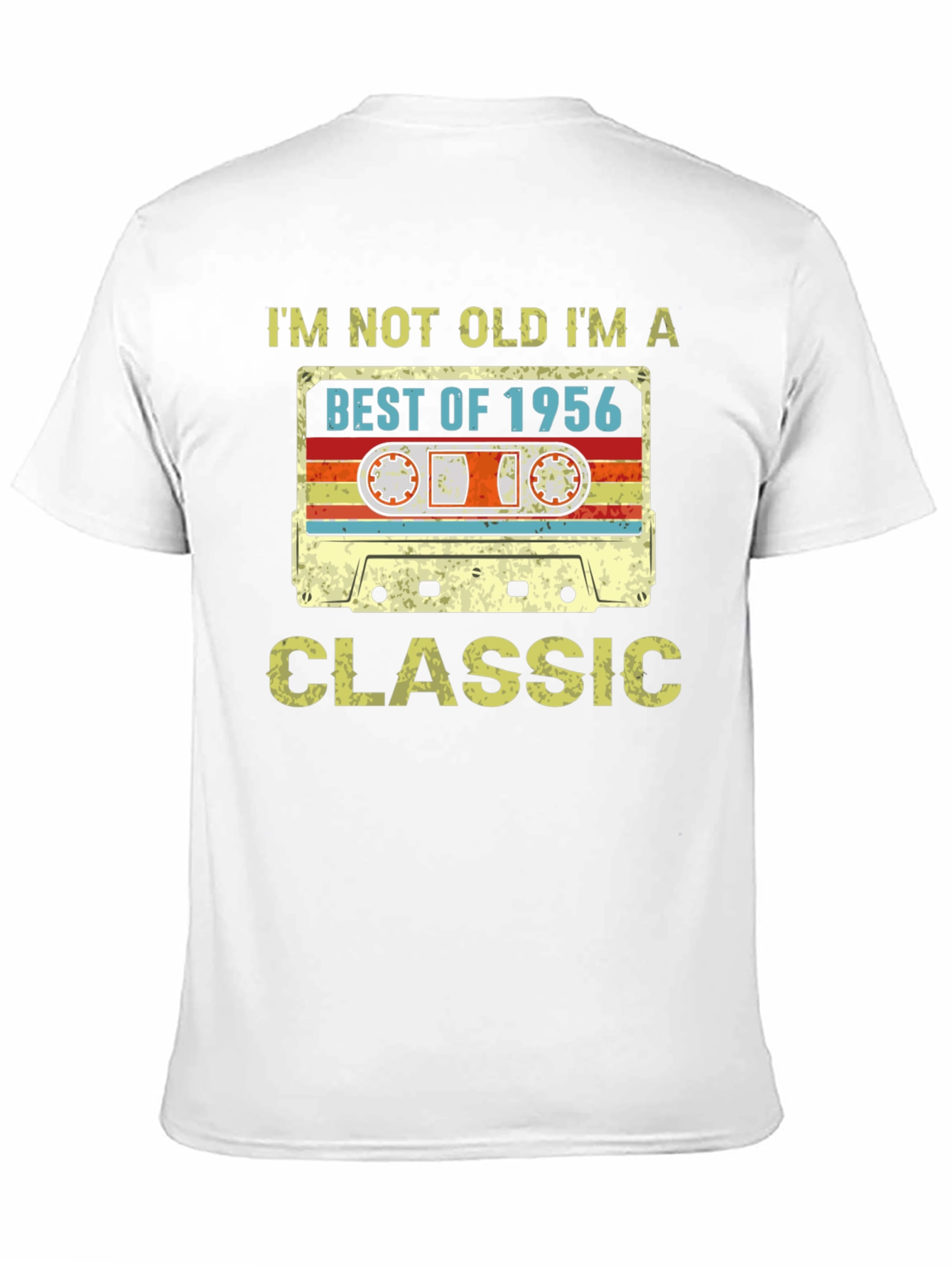 Black Best of 1956 Classic Cassette T-Shirt view 11
