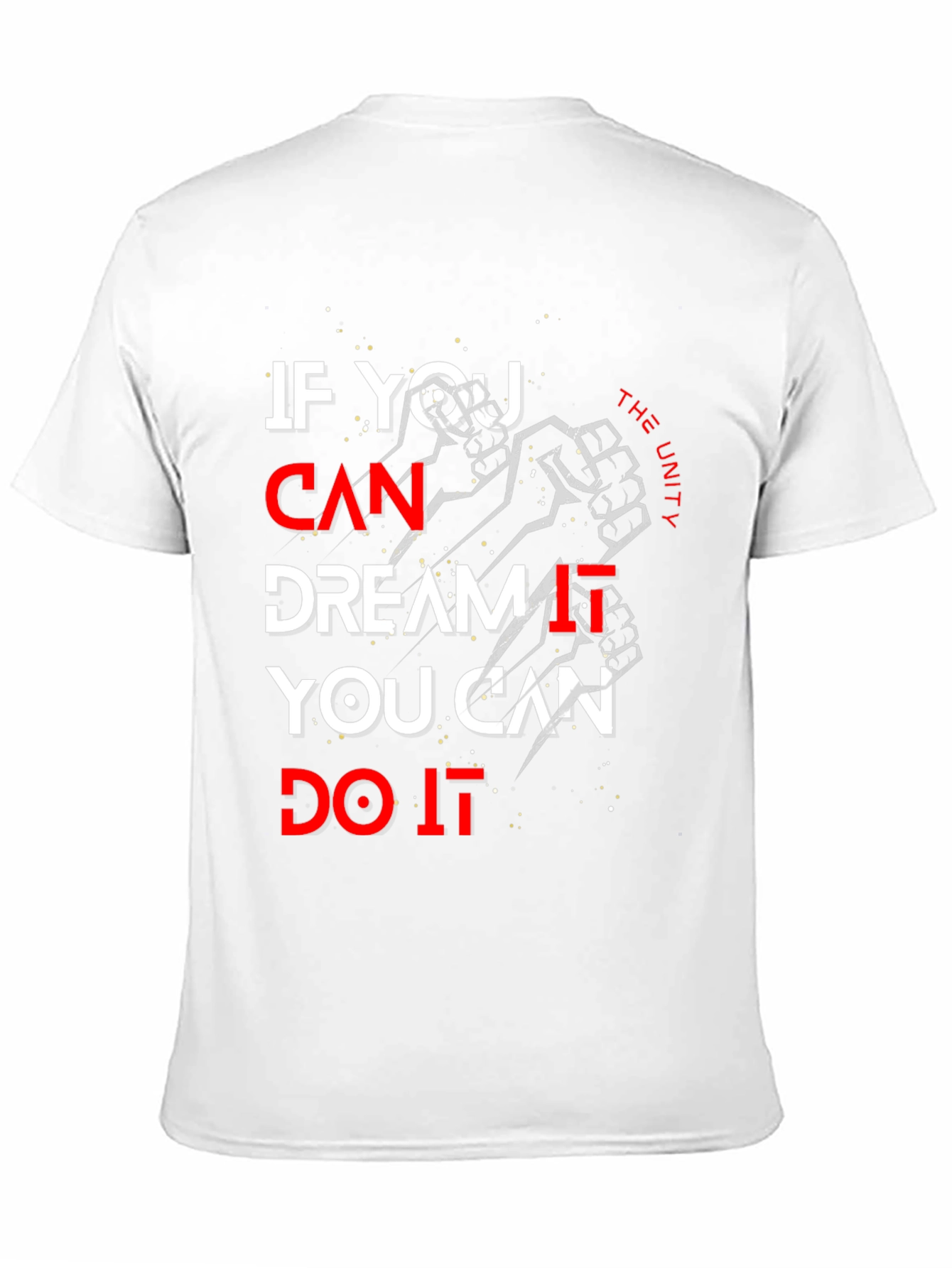 Black Inspirational Graphic Tee - If You Can Dream It, Do It! view 11