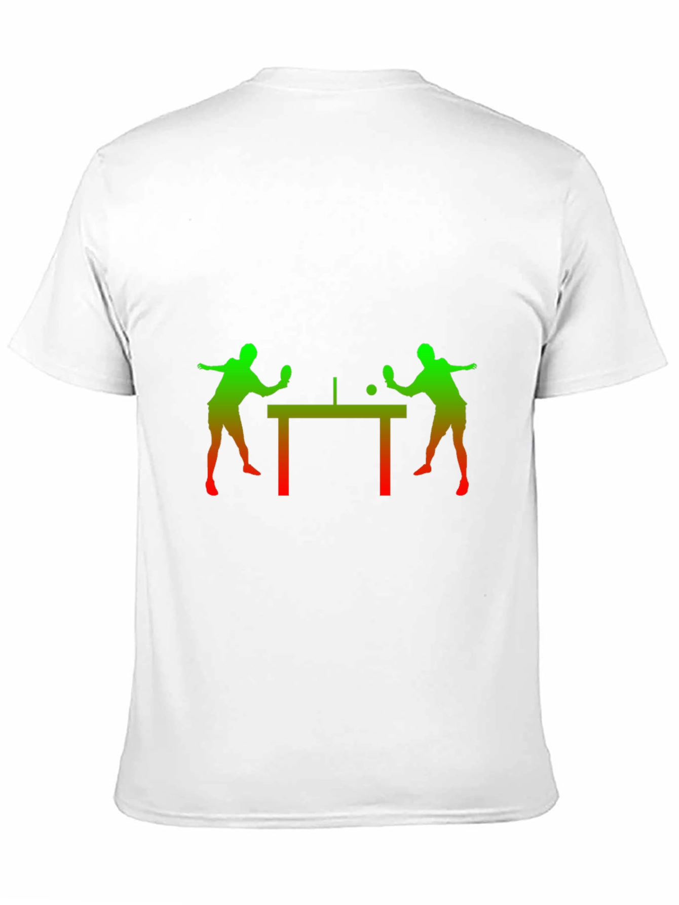 Black Table Tennis Graphic Tee - Black Cotton Blend view 11