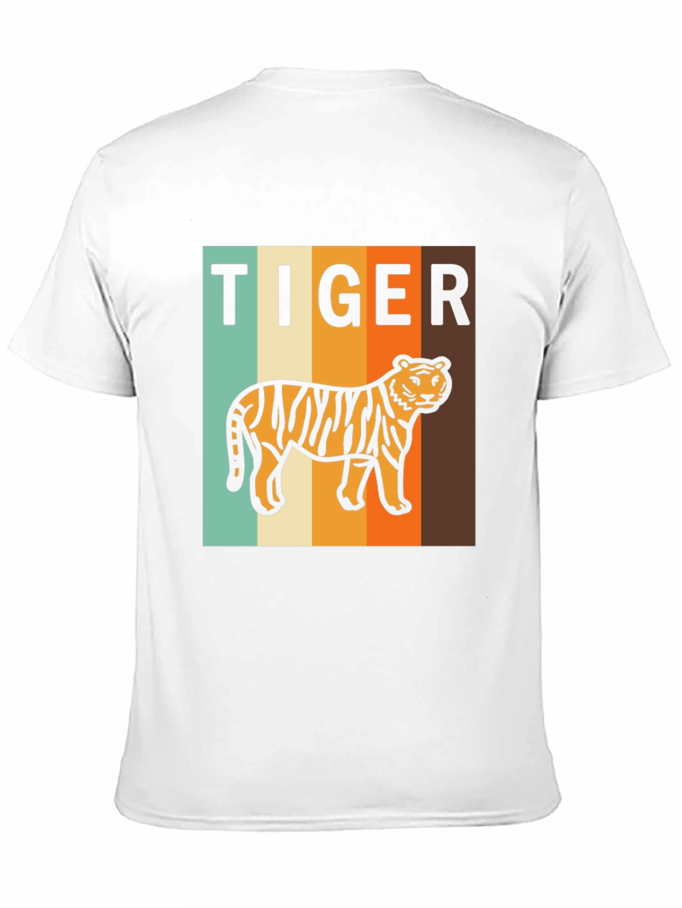 Black Retro Tiger Graphic T-Shirt - Vintage Style Tee view 11