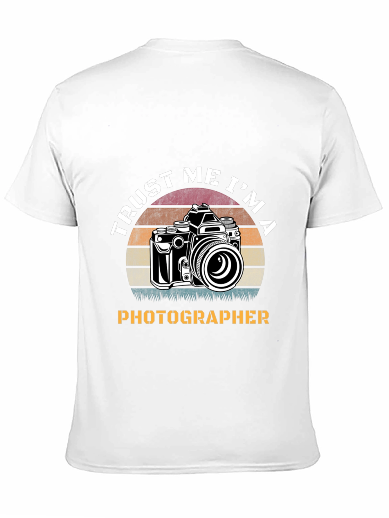 Black Trust Me I'm A Photographer T-Shirt view 11