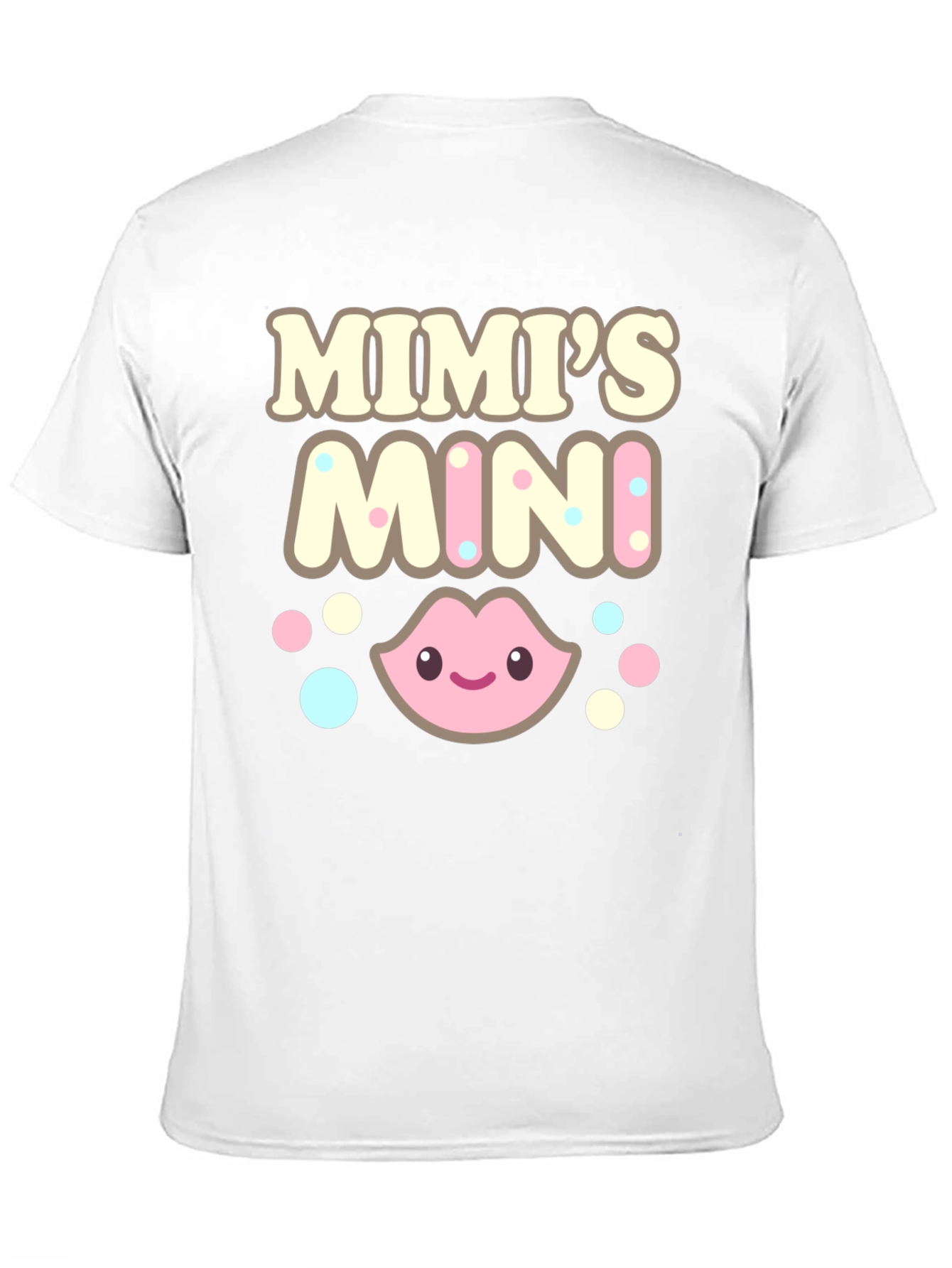 Black Mimi's Mini T-Shirt Cute Matching Family Outfit view 11