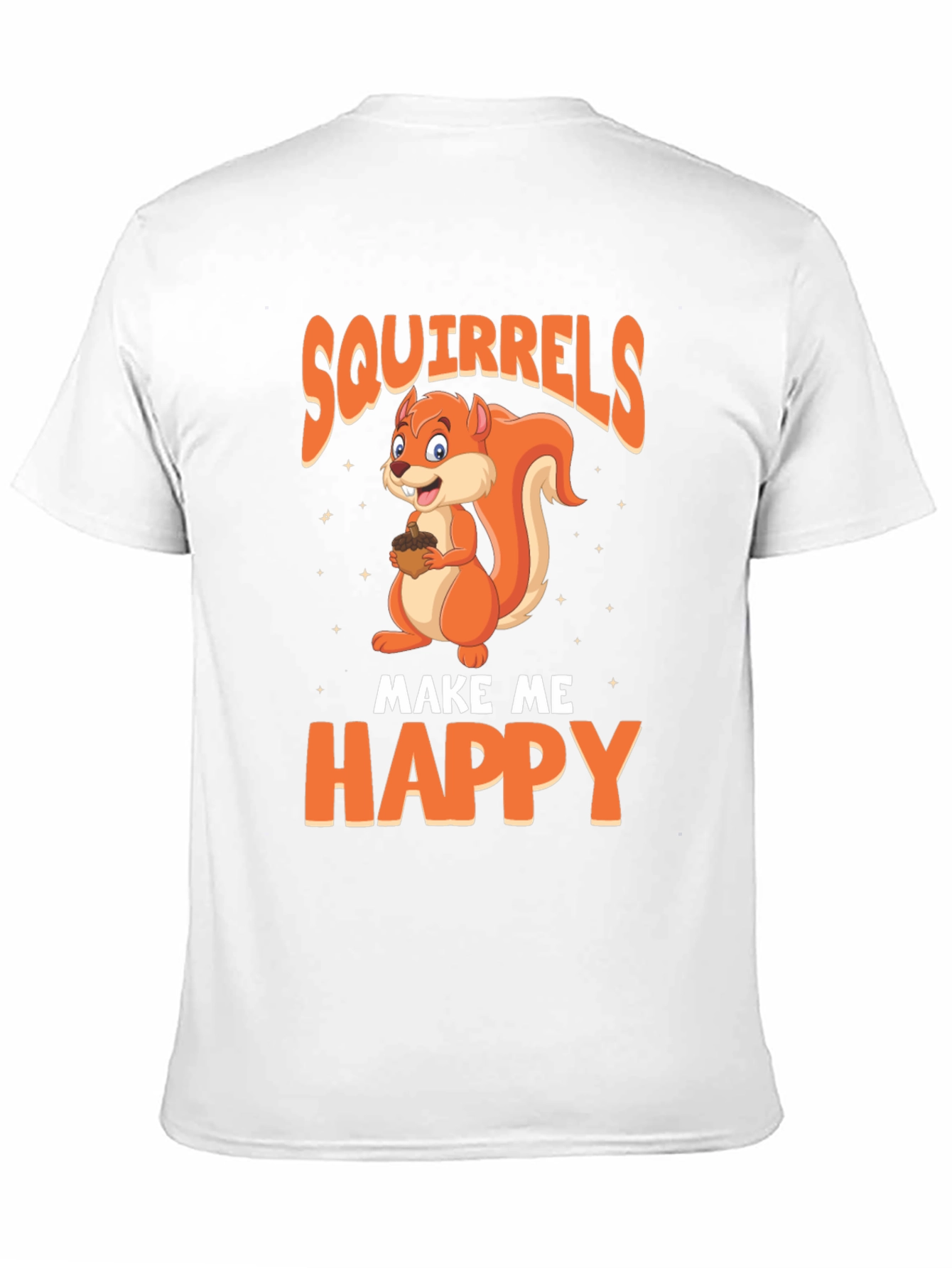 Black Squirrels Make Me Happy T-Shirt view 11