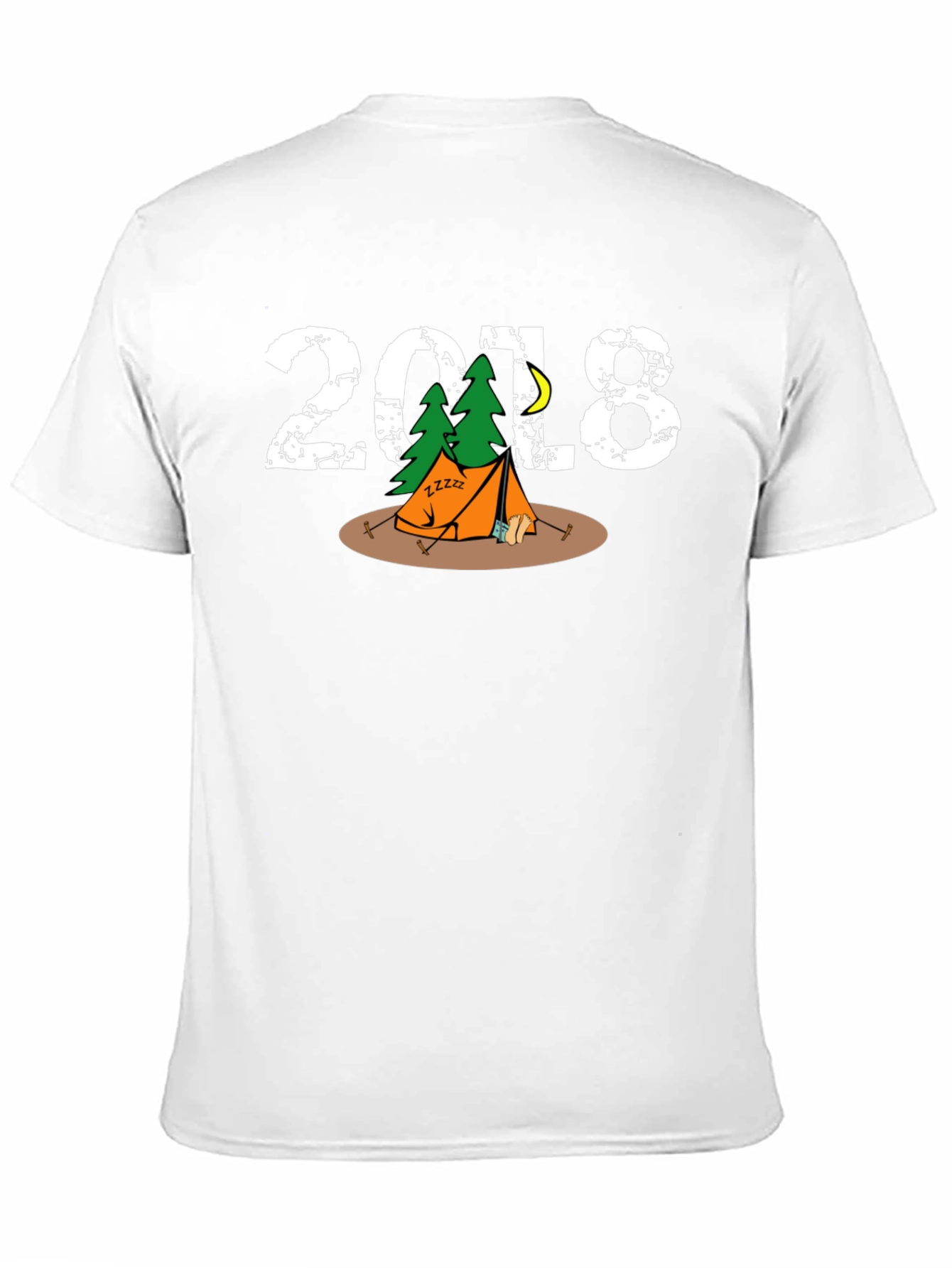 Black Camping Trip 2018 Graphic T-Shirt view 11
