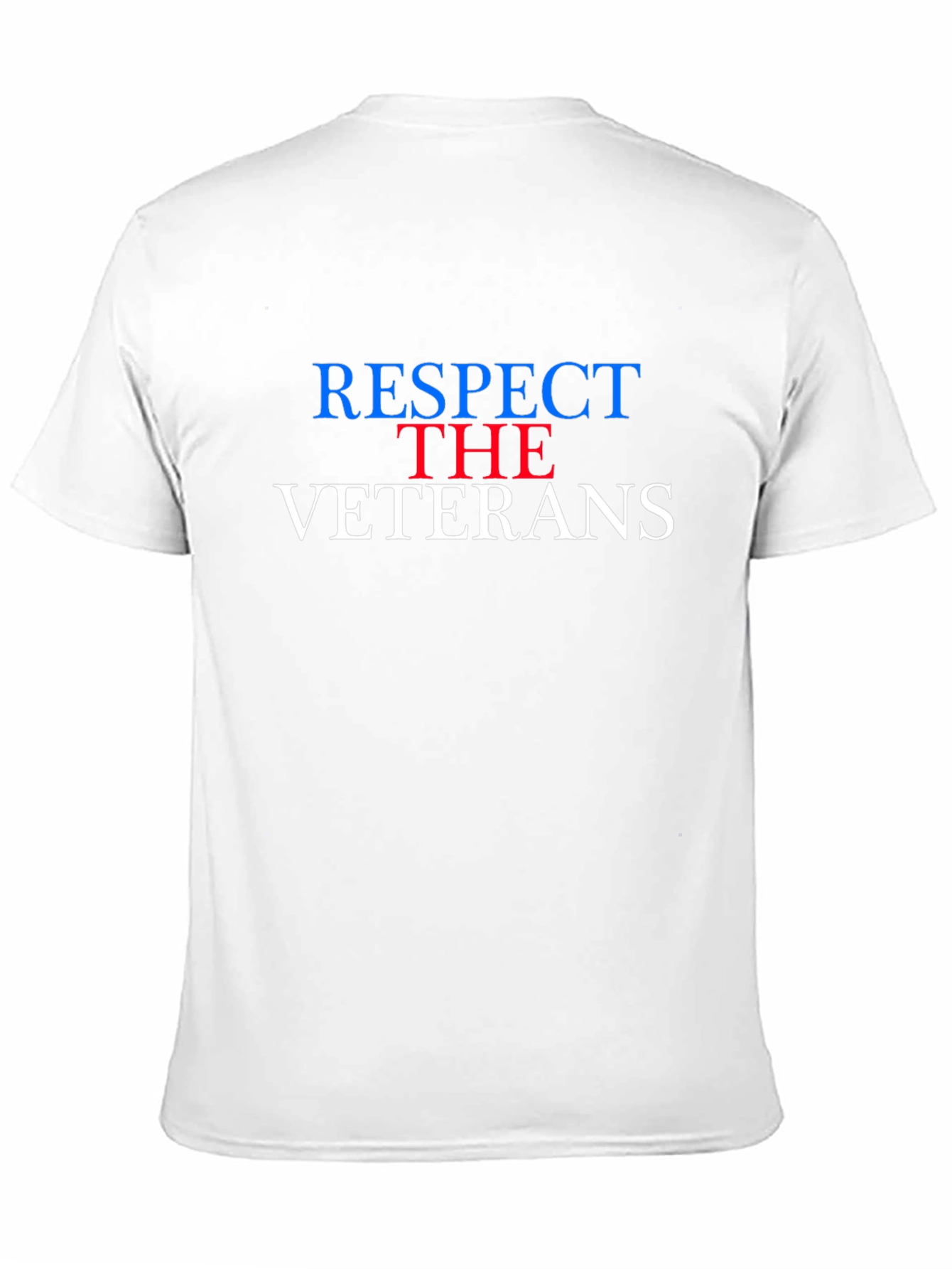 Black Respect the Veterans T-Shirt - Patriotic USA Apparel view 11