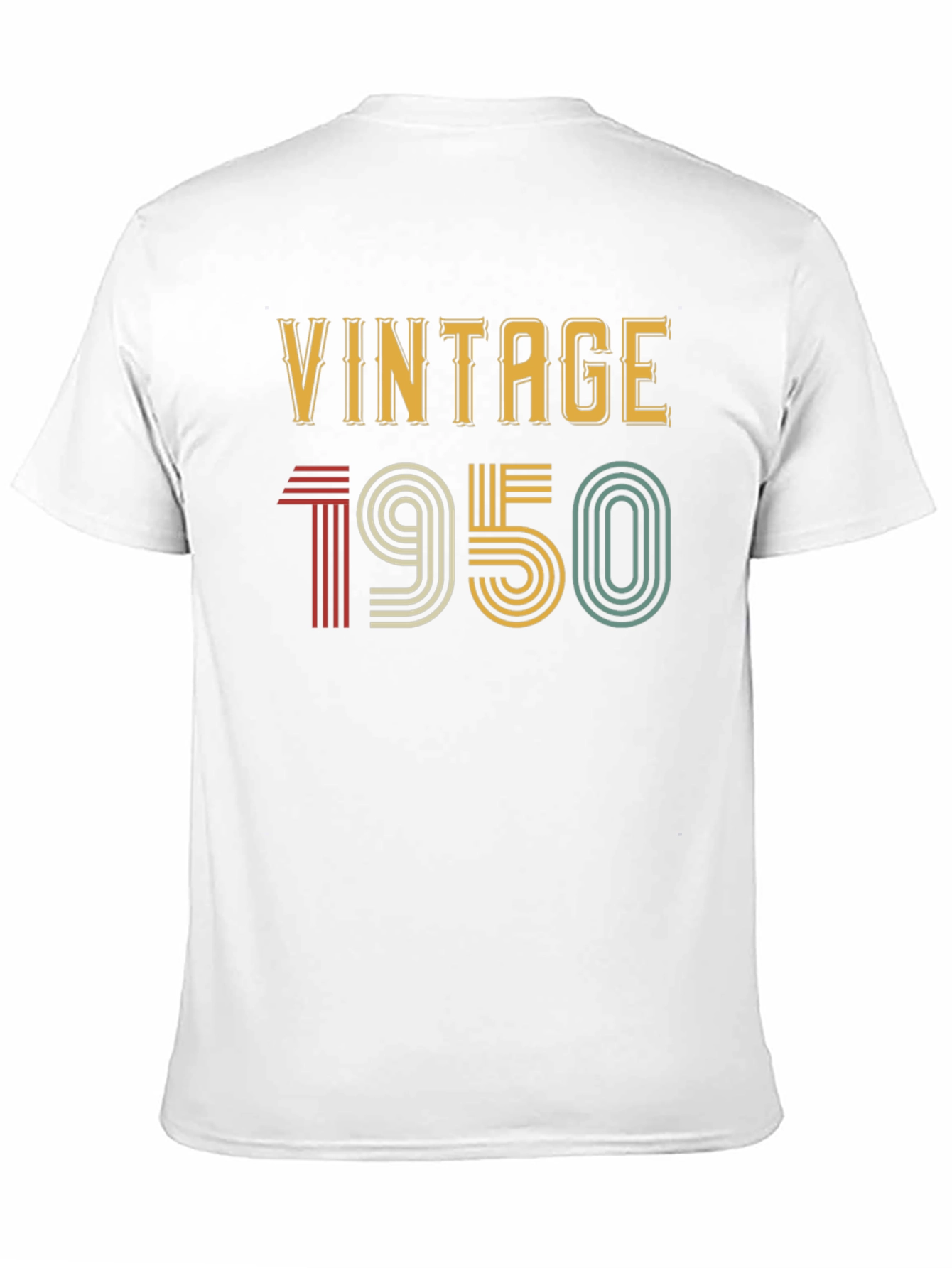 Black Vintage 1950 T-Shirt - Retro Style view 11