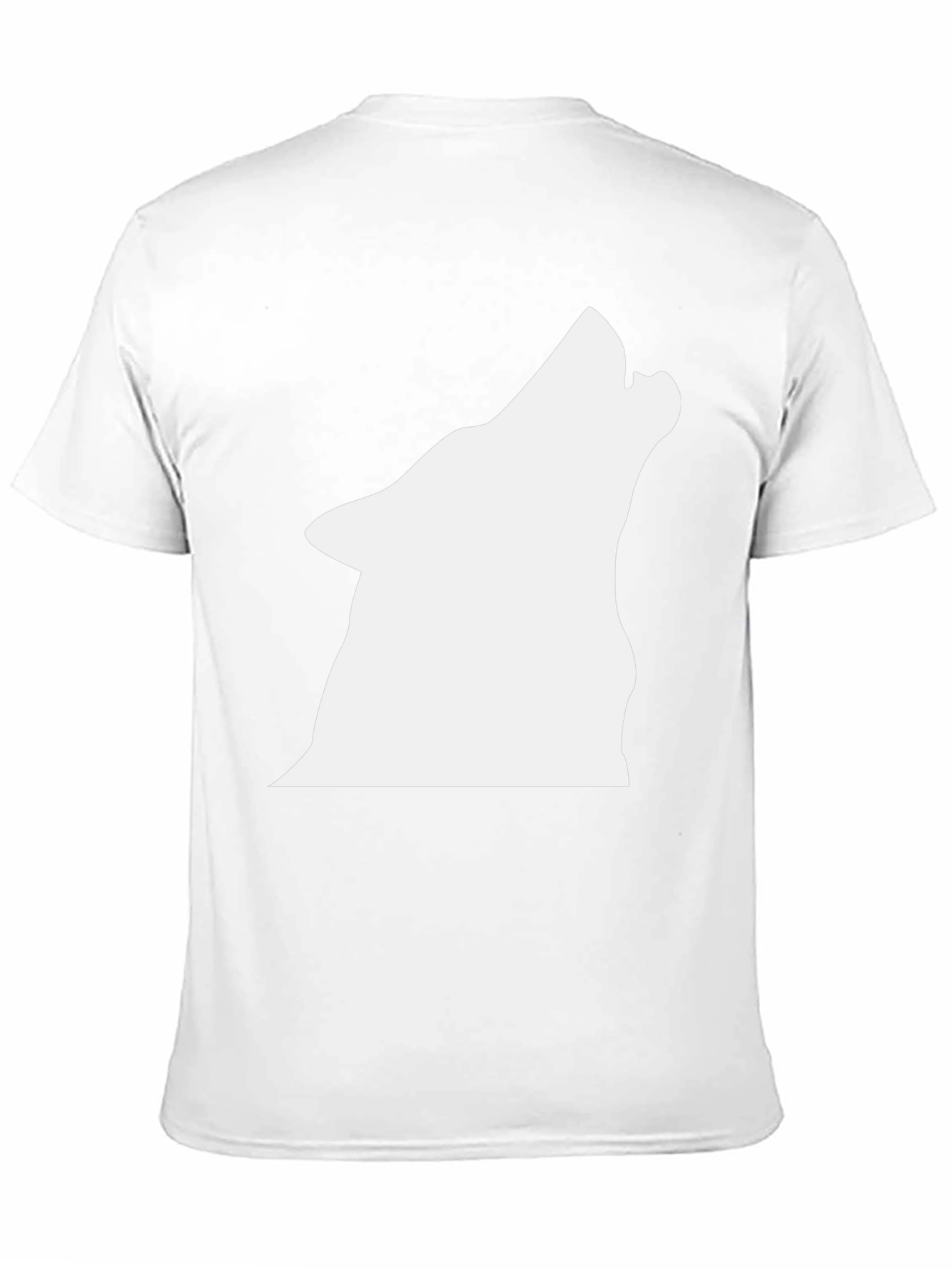 Black Wolf Howl Graphic Tee - Black view 11