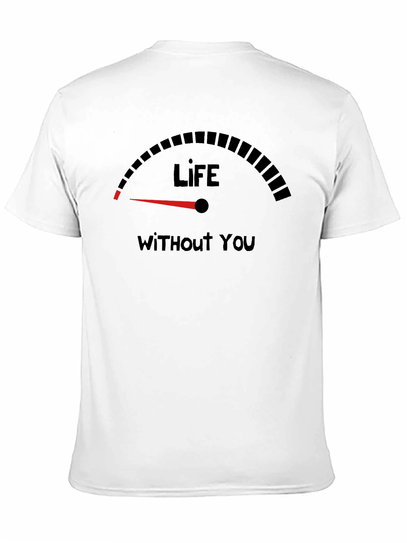 Black Life Without You T-Shirt - Express Your Feelings view 11