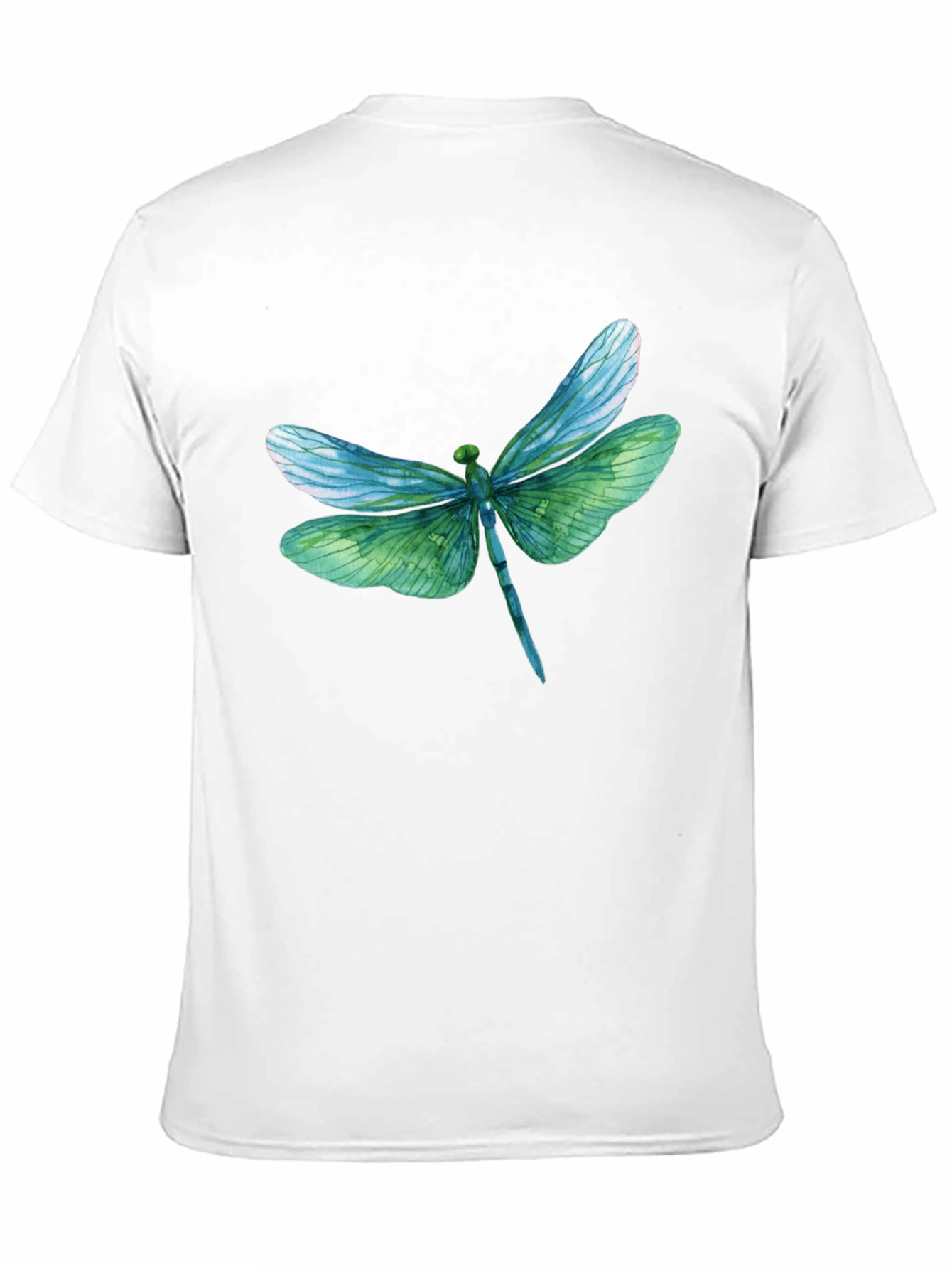 Black Dragonfly Graphic Tee - Black Cotton Blend view 11