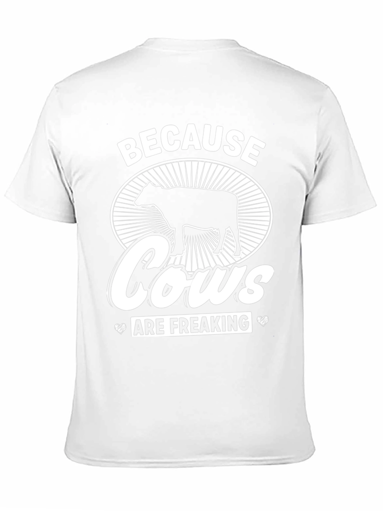 Black Because Cows Are Freaking Awesome T-Shirt view 11