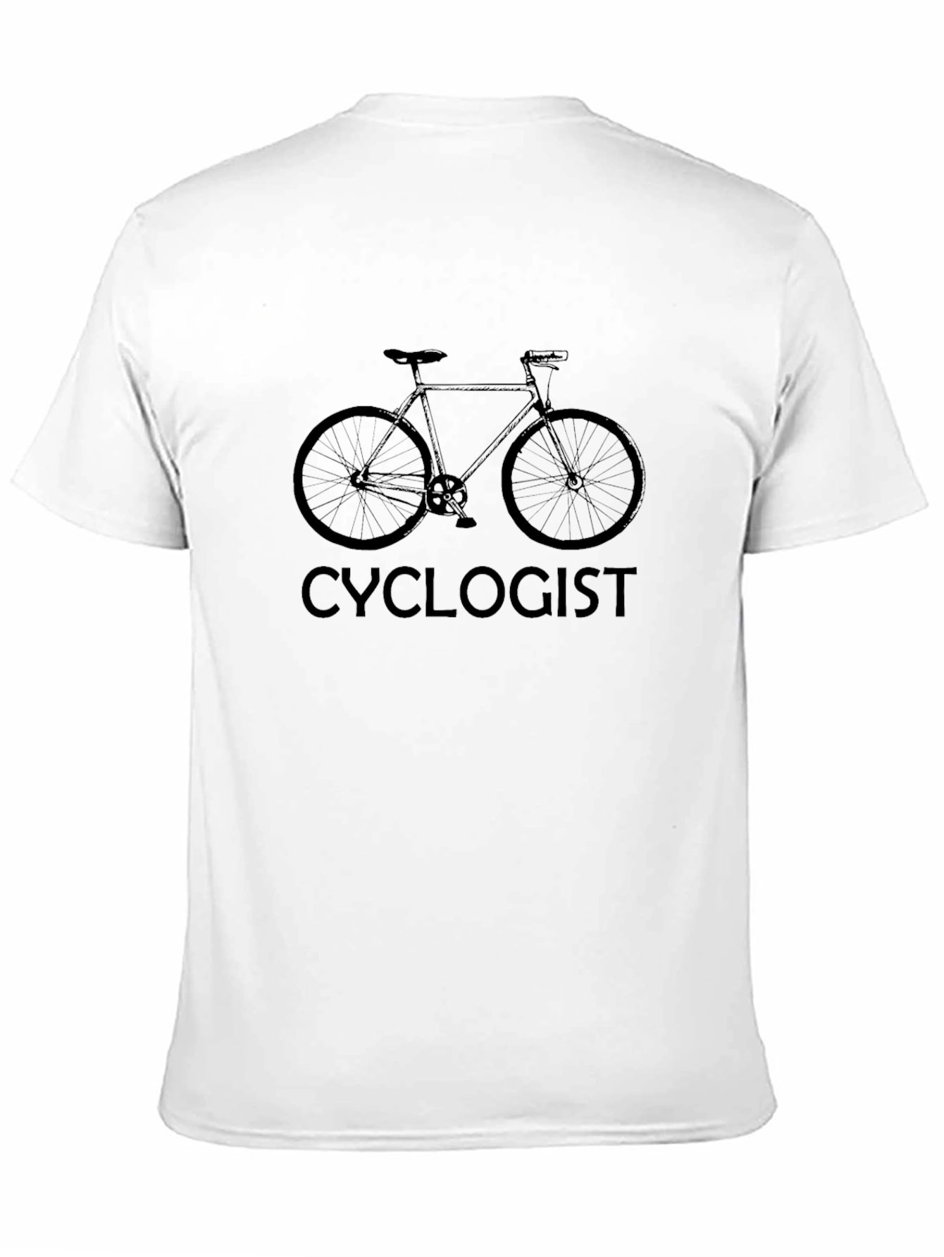Black Cyclologist Bike Graphic T-Shirt - Black view 11
