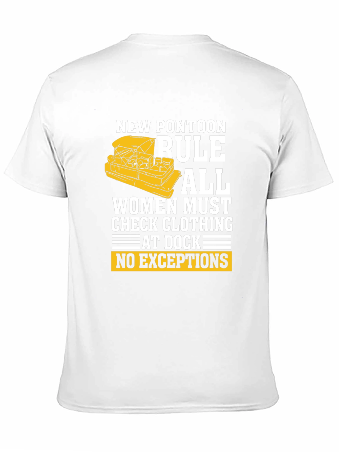 Black New Pontoon Rule T-Shirt - Women's Clothing Check! view 11