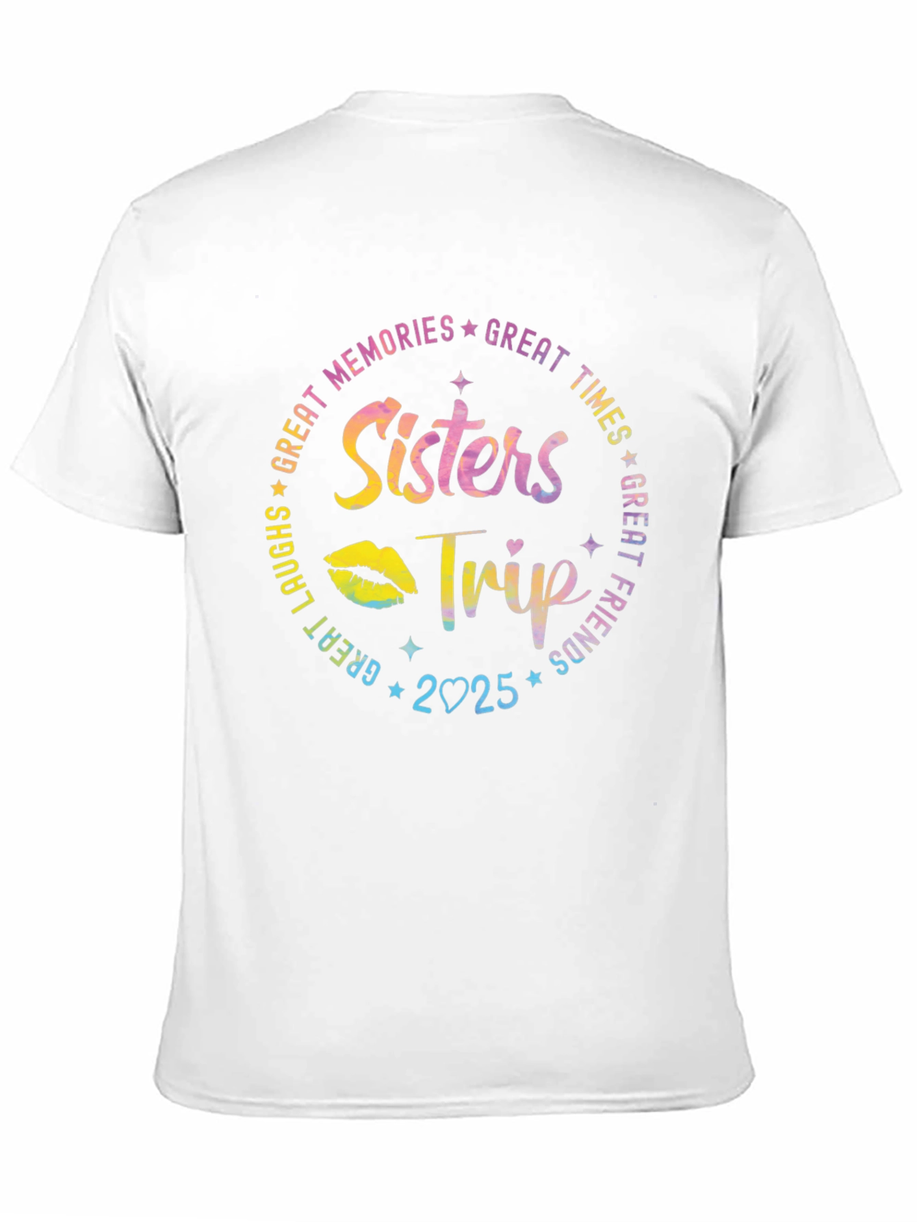 Sisters Trip 2025 Black Graphic T-Shirt - 11