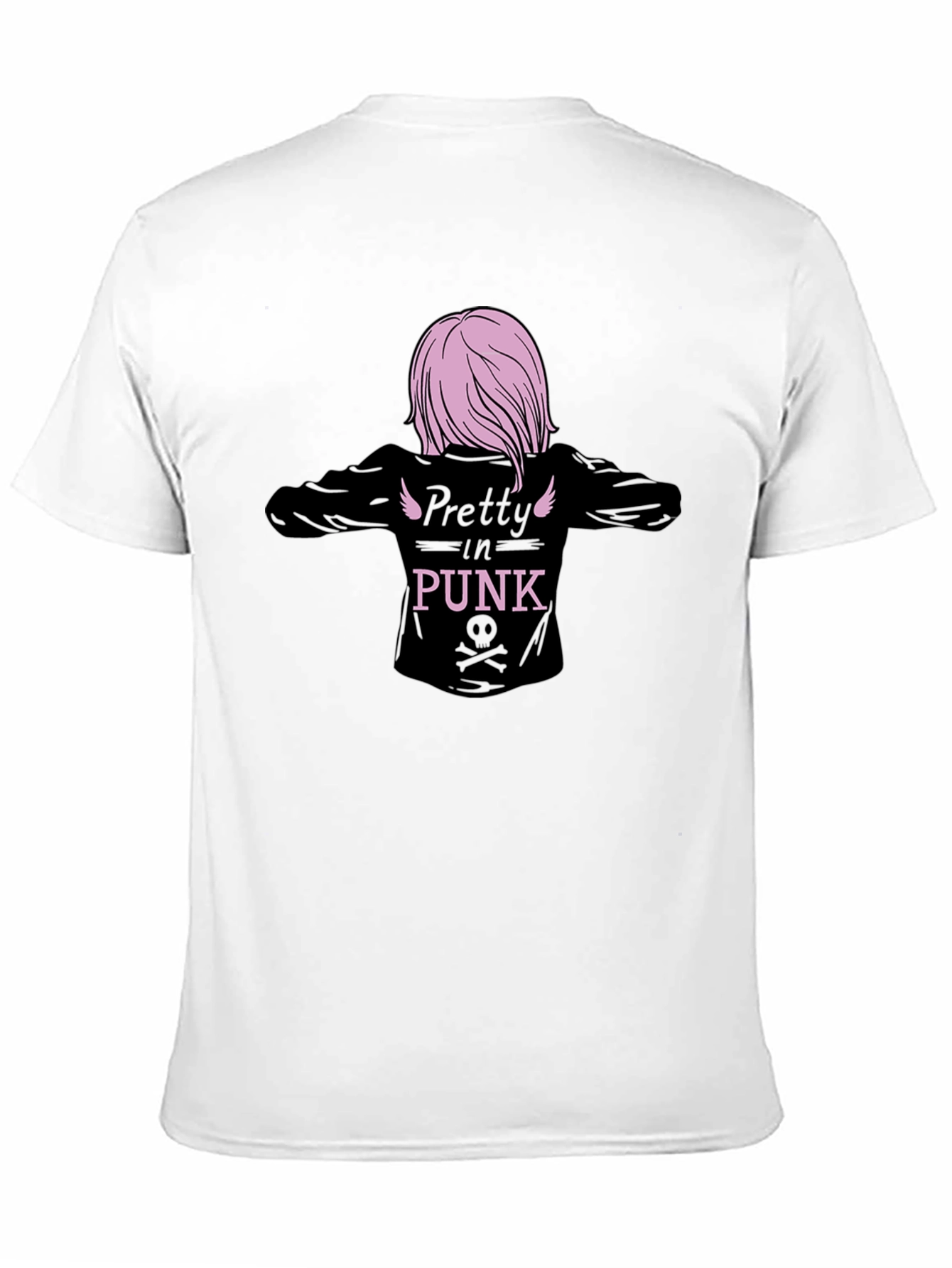 Black Pretty in Punk Graphic T-Shirt view 11