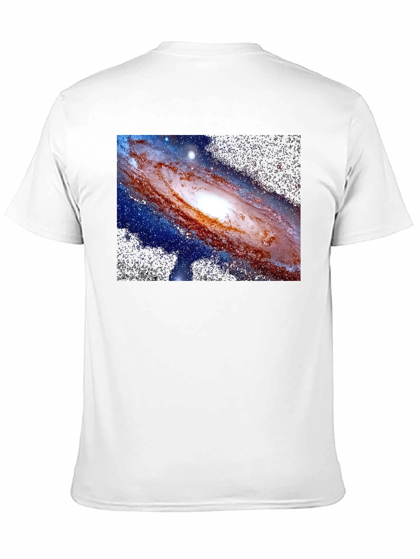 Black Galaxy Graphic Tee - Black Unisex T-Shirt view 11