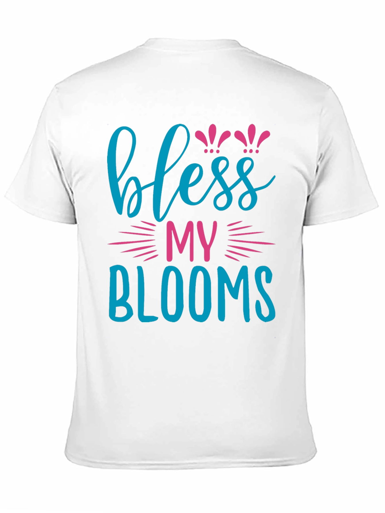 Black Bless My Blooms Graphic T-Shirt view 11