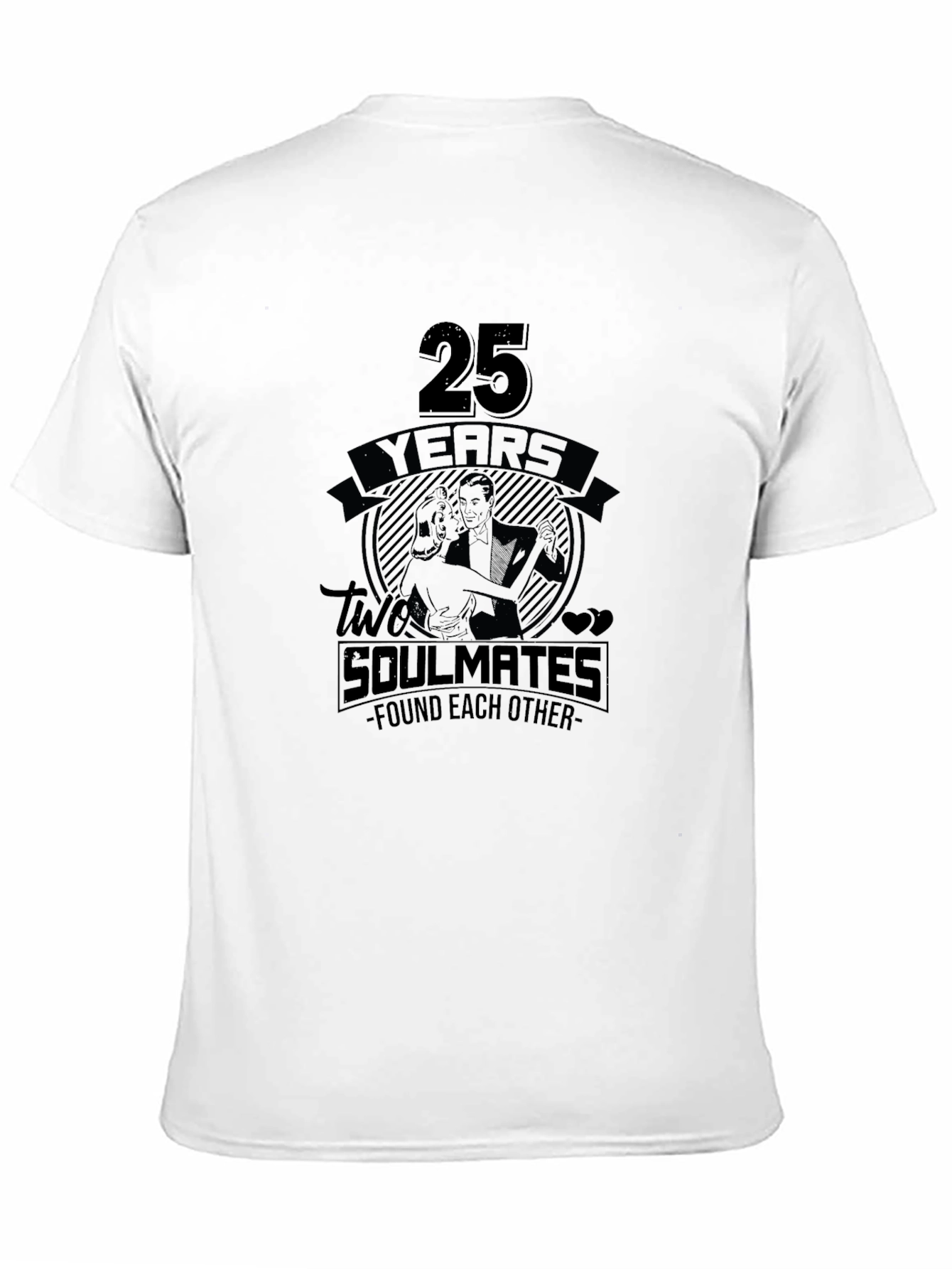 Black 25th Anniversary Soulmates T-Shirt view 11