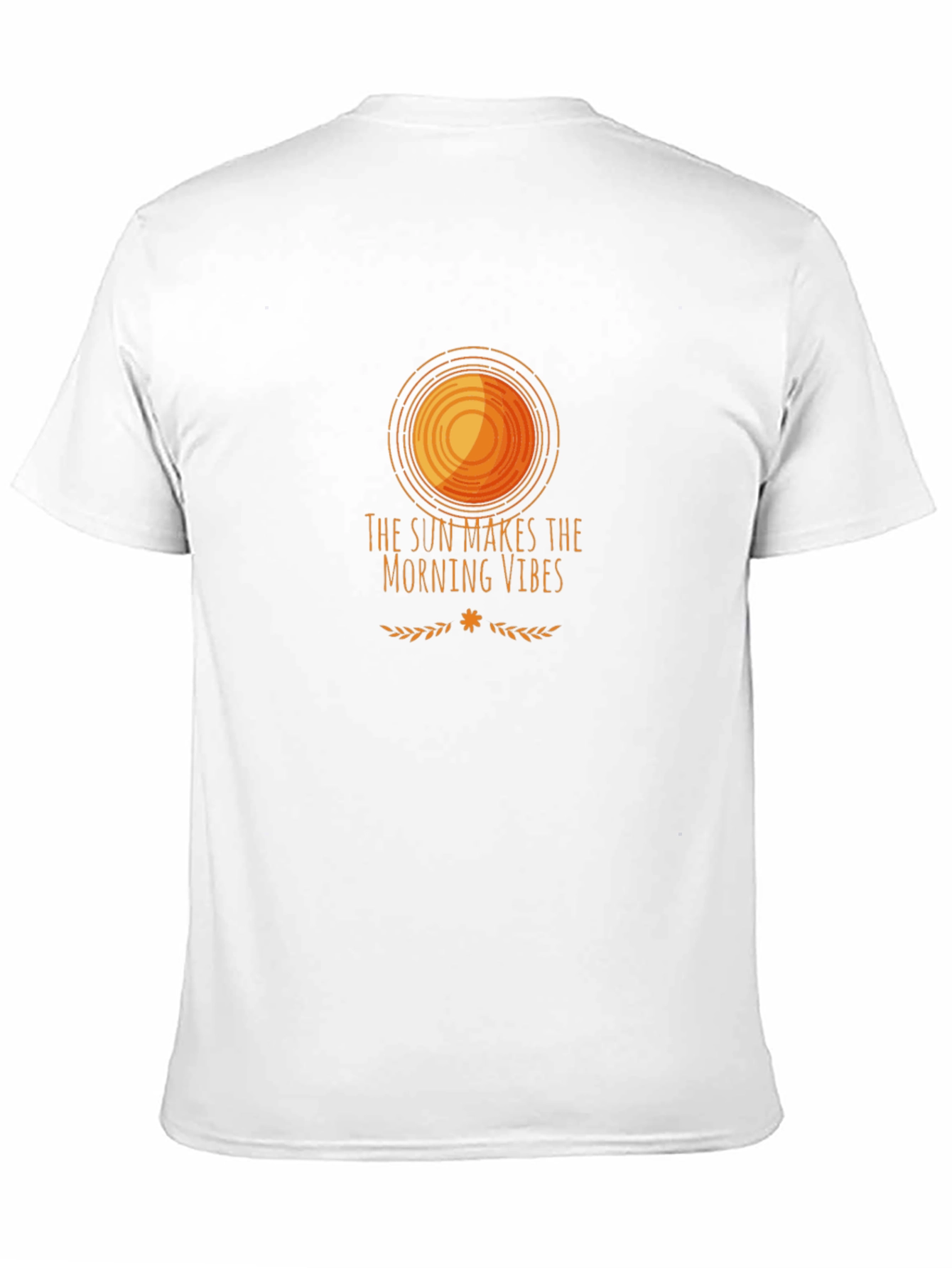 Black Sunrise Vibes Black T-Shirt view 11