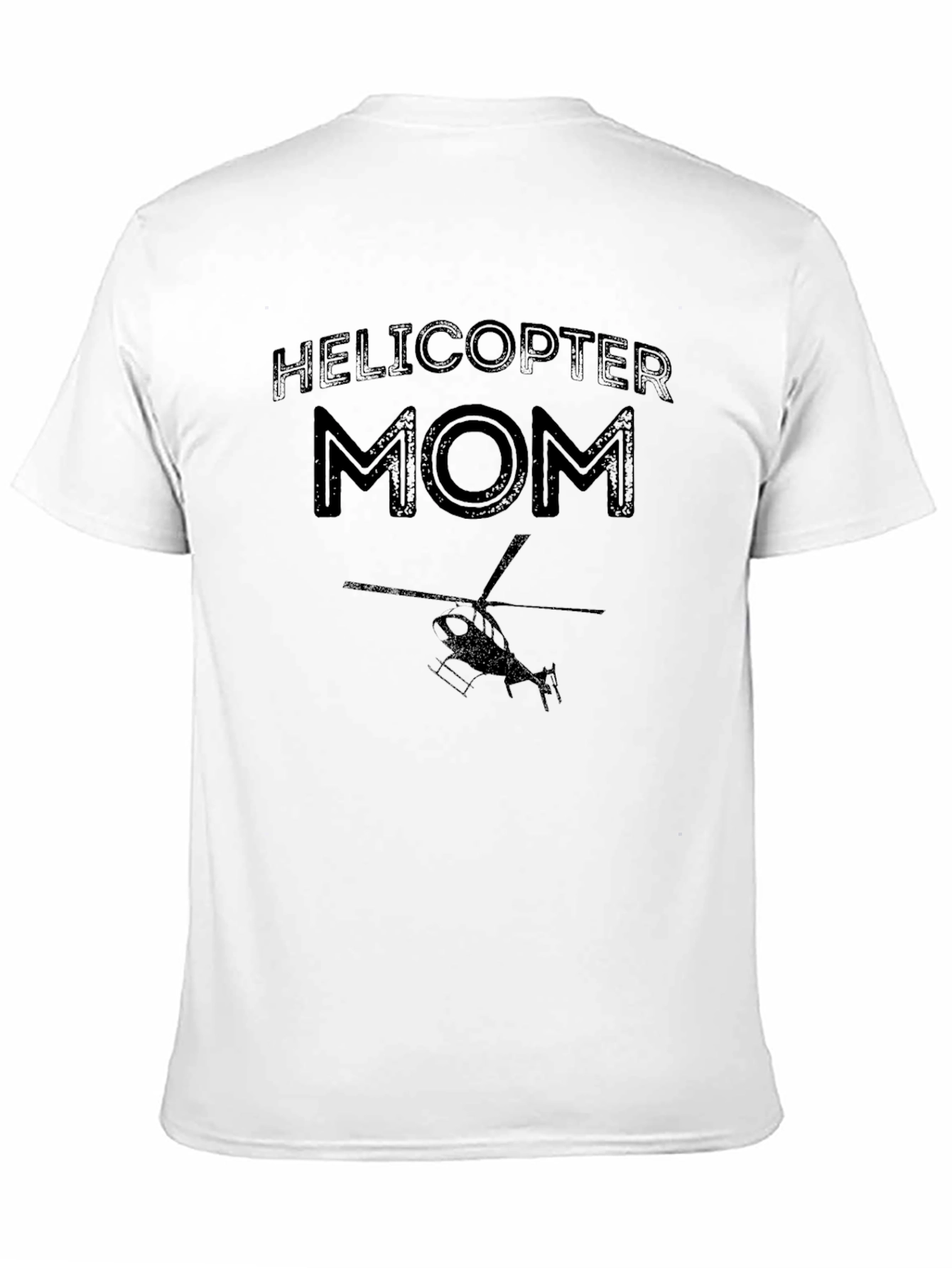 Black Helicopter Mom Black T-Shirt - Novelty Graphic Tee view 11