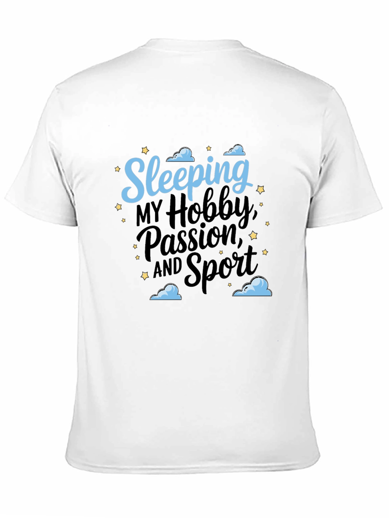 Black Sleeping Hobby Passion Sport Black T-Shirt view 11