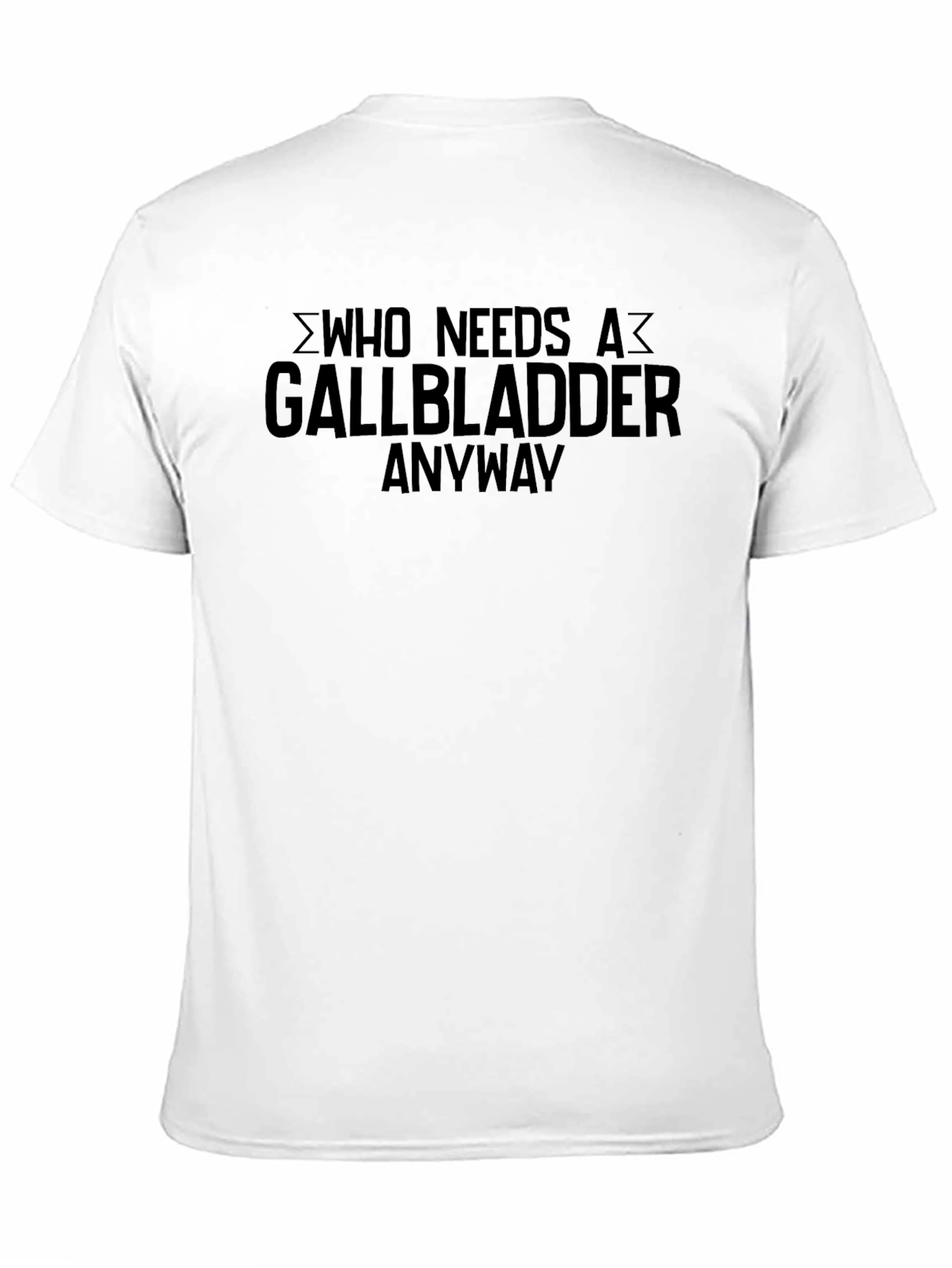 Black Gallbladder Humor T-Shirt view 11