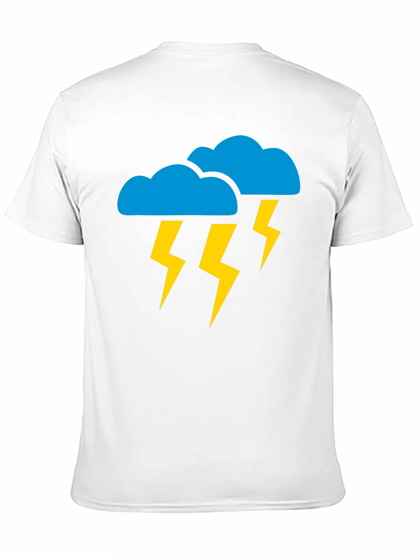 Black Stormy Weather Graphic Tee - Black Cotton T-Shirt view 11