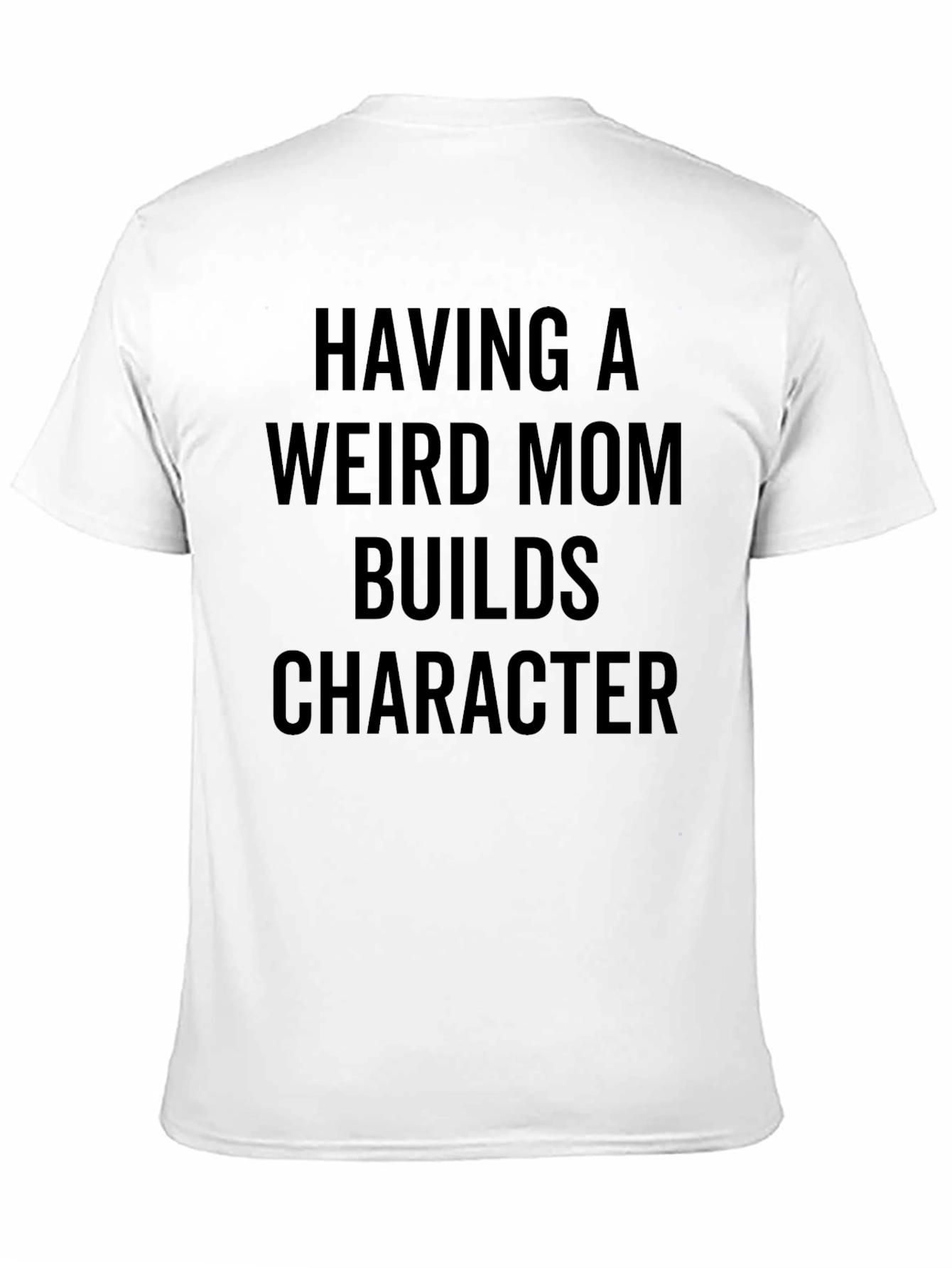 Black Funny "Weird Mom" Graphic Print Tee view 11