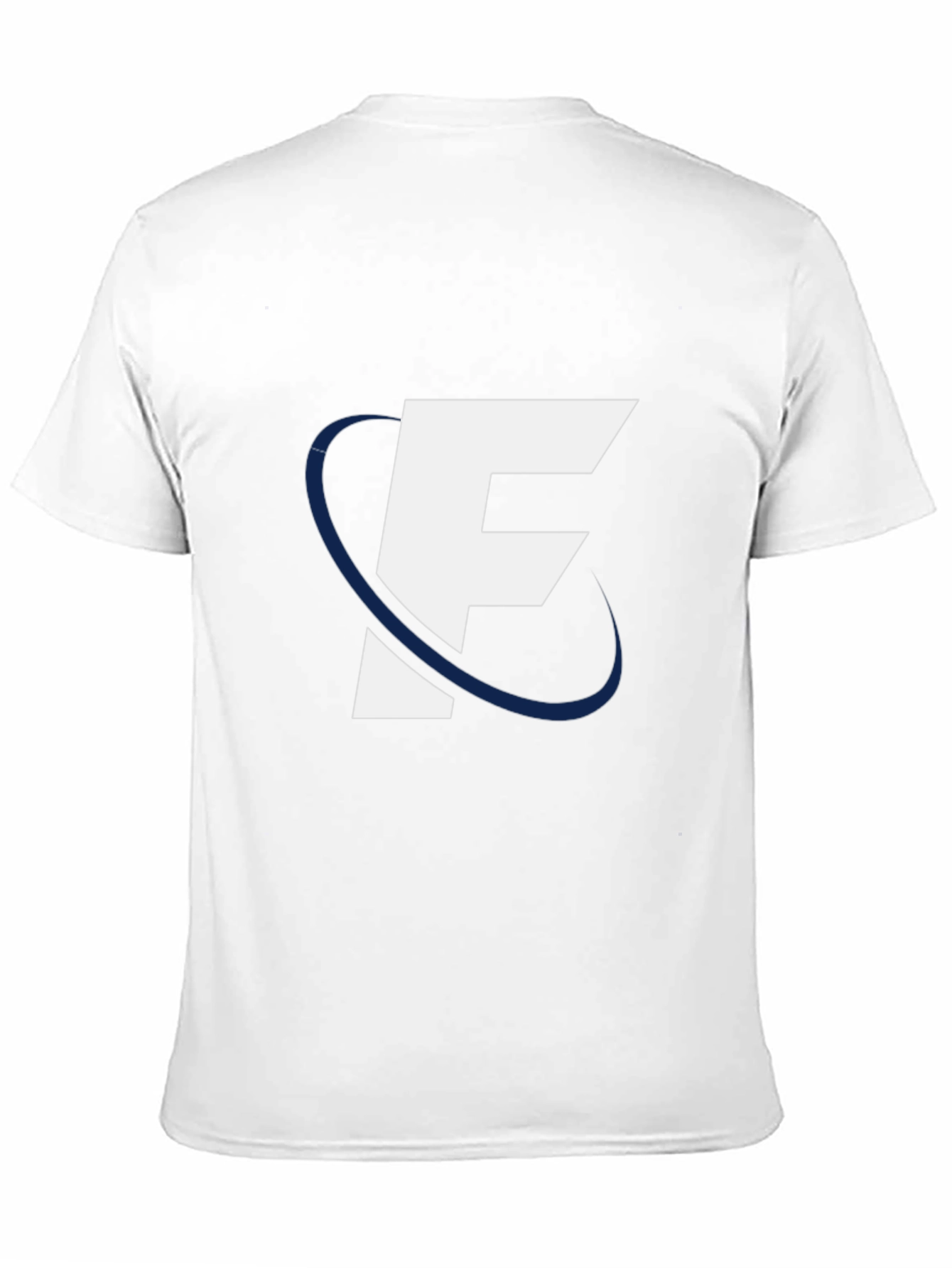 Black Modern "F" Logo Black Tee view 11