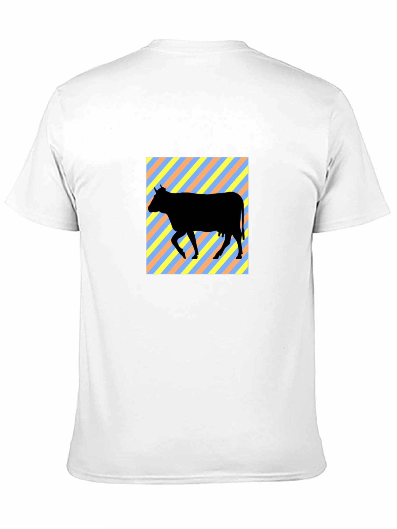 Black Cow Silhouette Graphic Tee - Black view 11