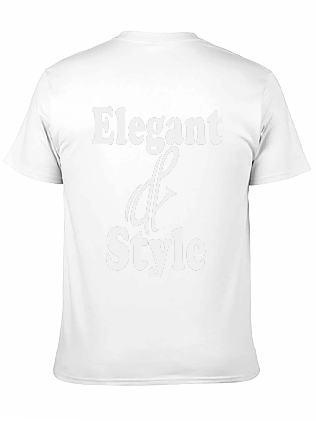 Black Elegant Style Black T-Shirt view 11