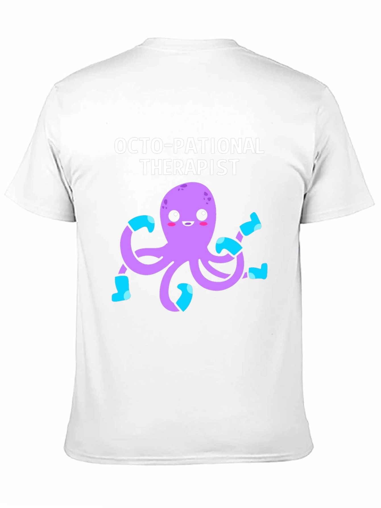 Black Octo-pational Therapist Graphic T-Shirt view 11