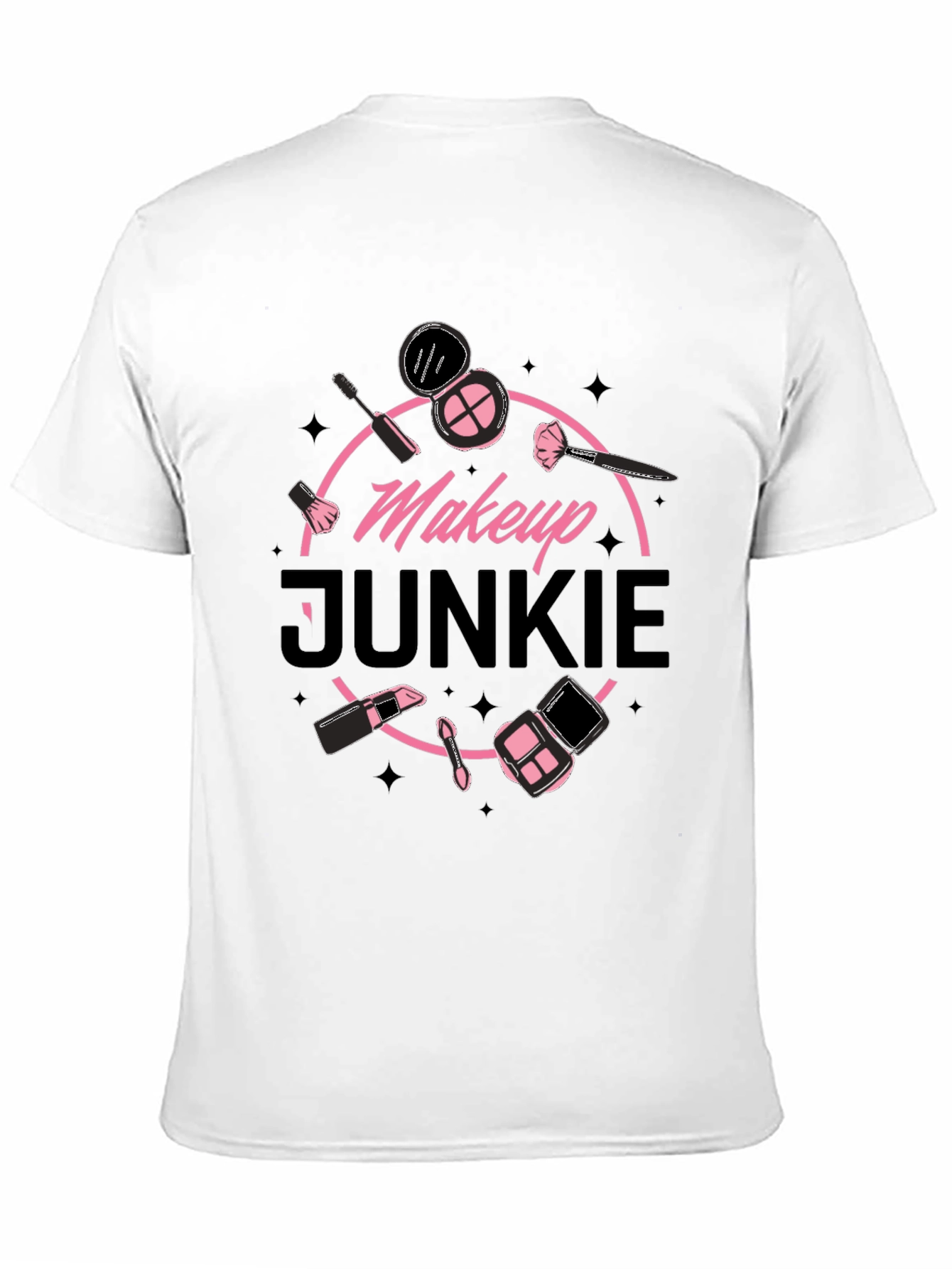 Black Makeup Junkie T-Shirt view 11