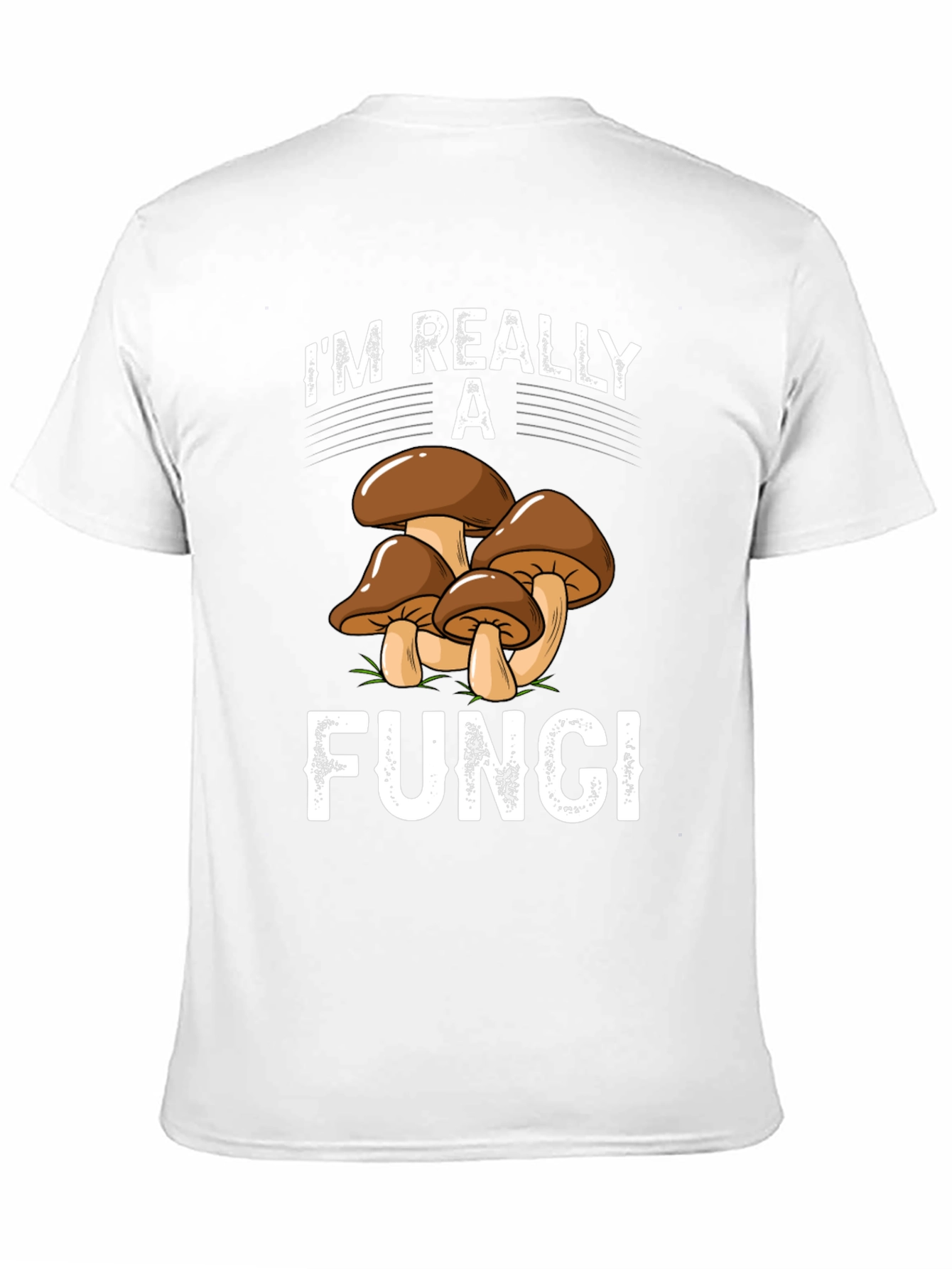 Black I'm Really a Fungi T-Shirt - Funny Mushroom Tee view 11