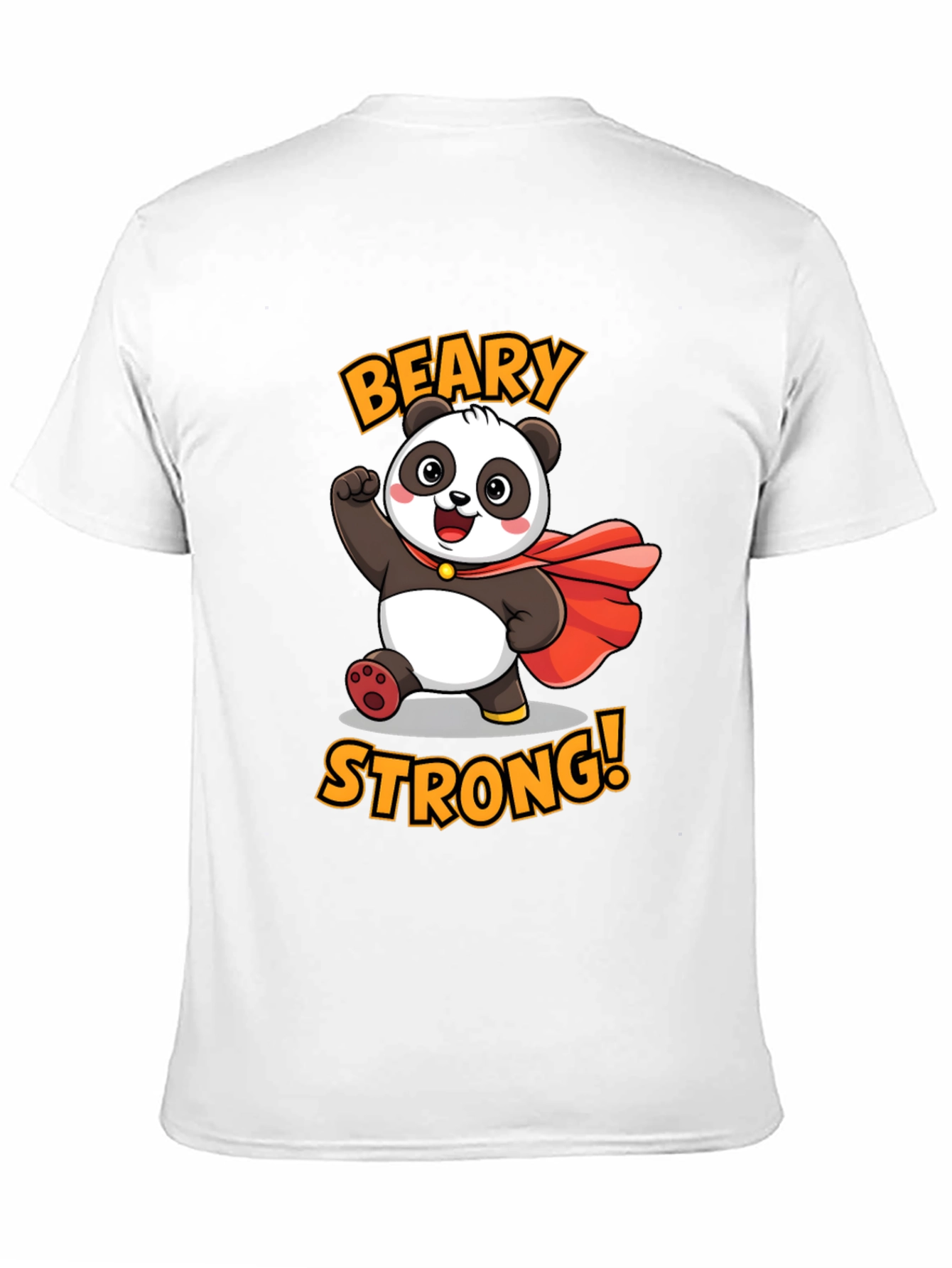 Black Beary Strong Panda Graphic Tee view 11
