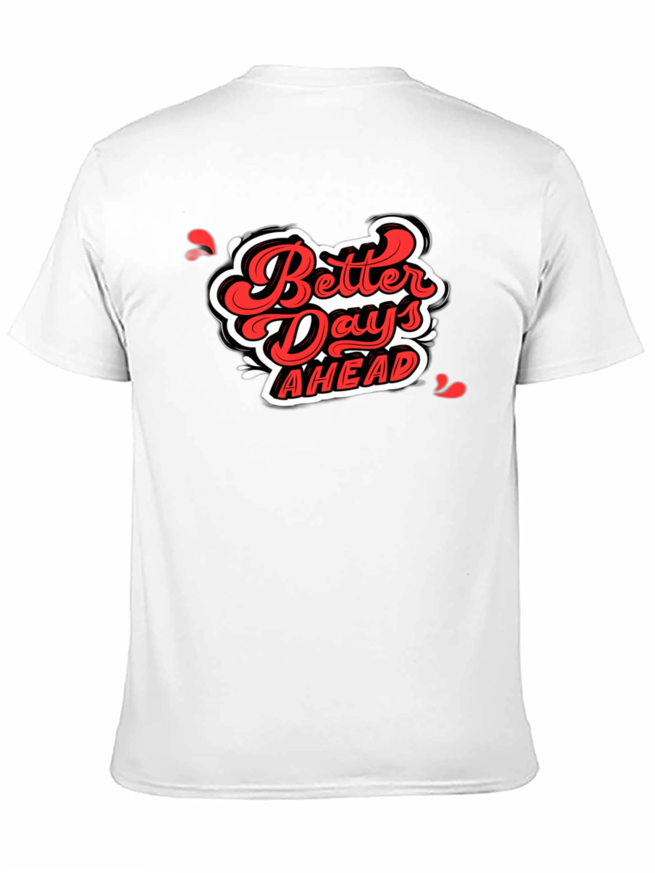 Black Better Days Ahead Graphic Tee - Black view 11