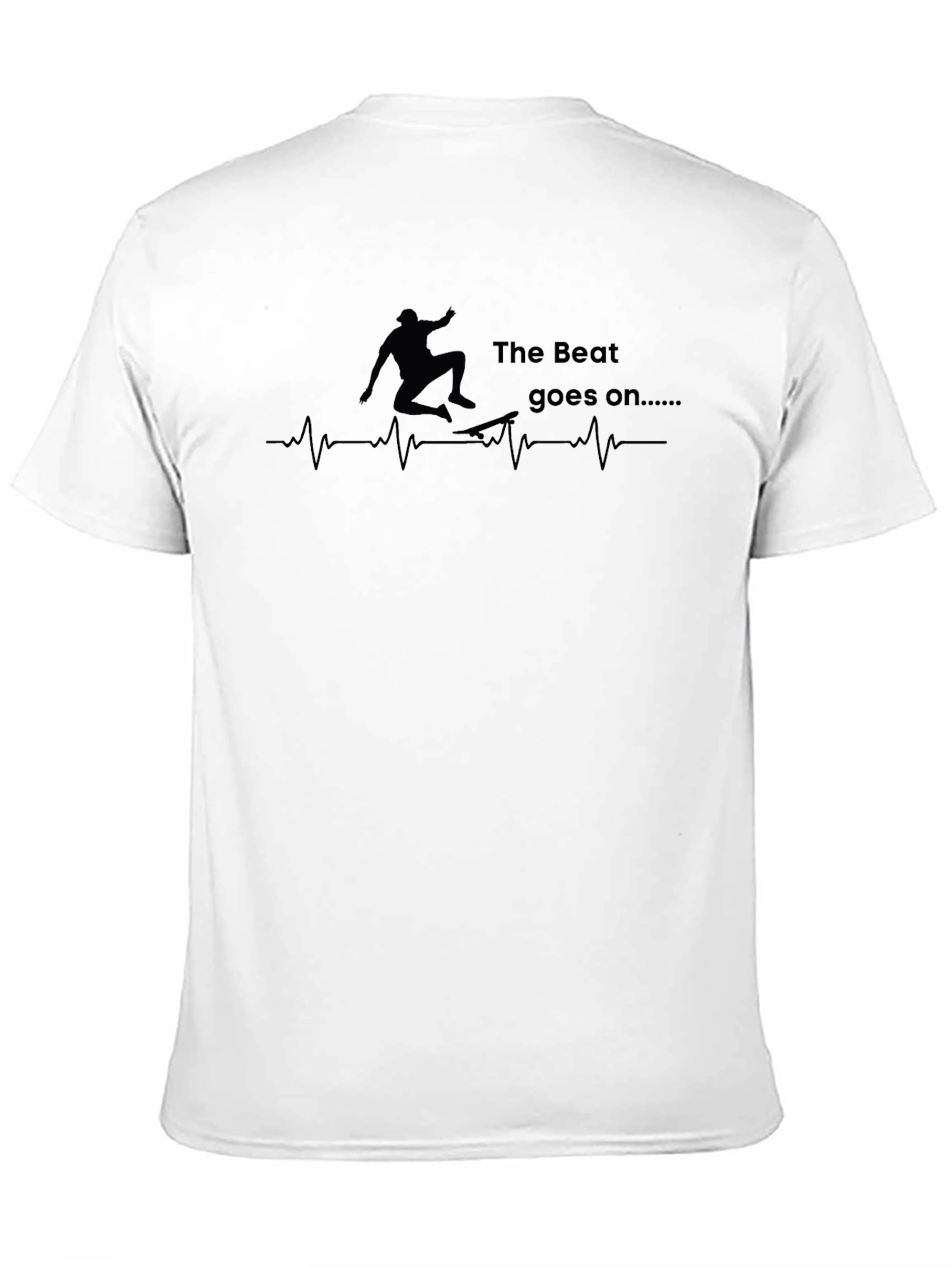 Black The Beat Goes On Black Graphic Tee - Skateboarding view 11