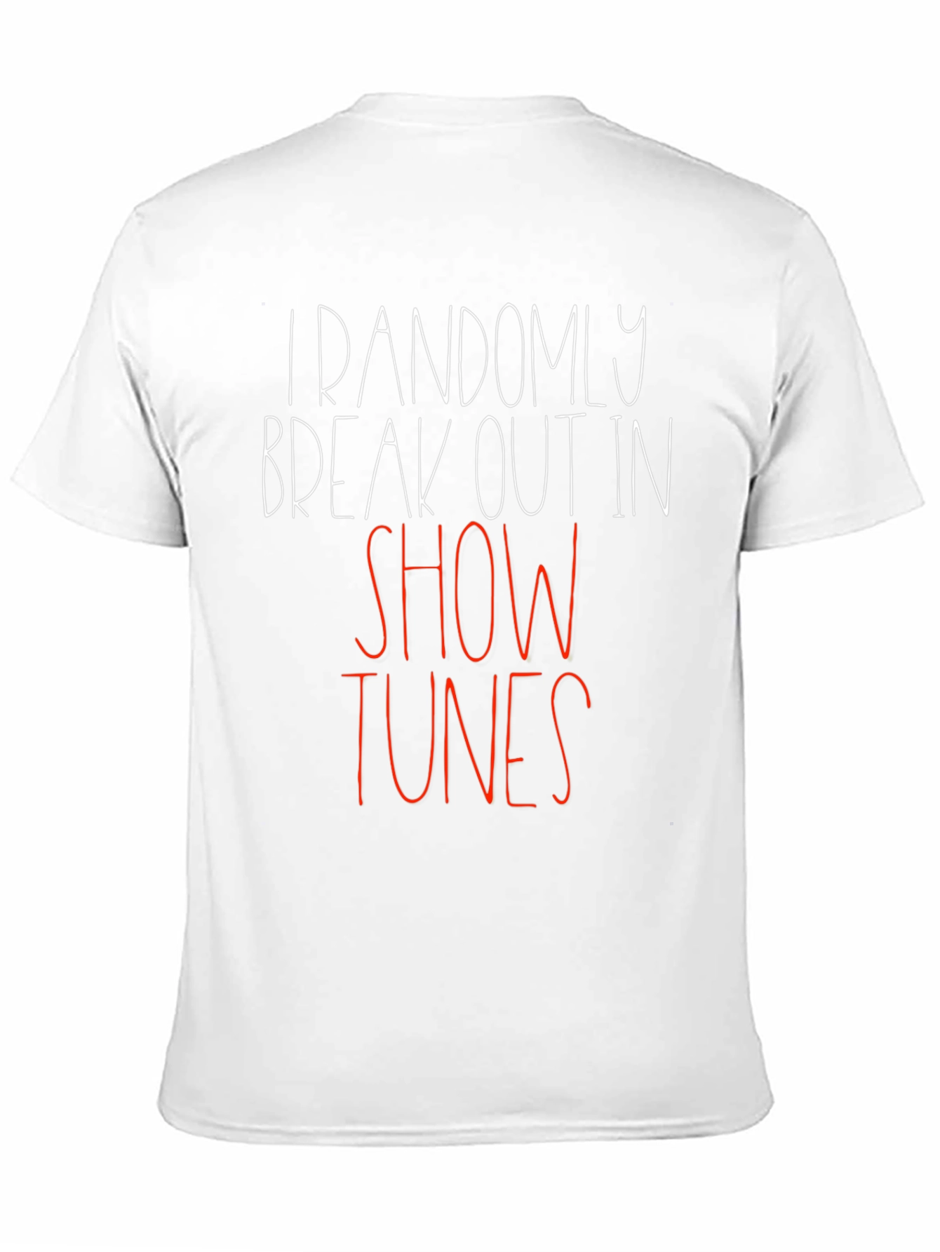 Black Funny "Show Tunes" Graphic Tee view 11