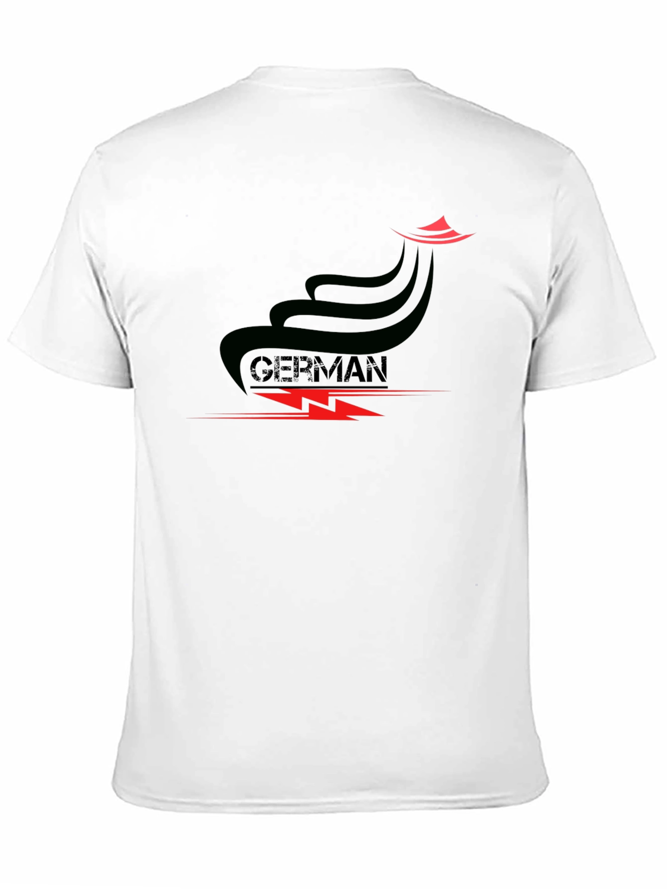 Black German Style Black Graphic Tee view 11