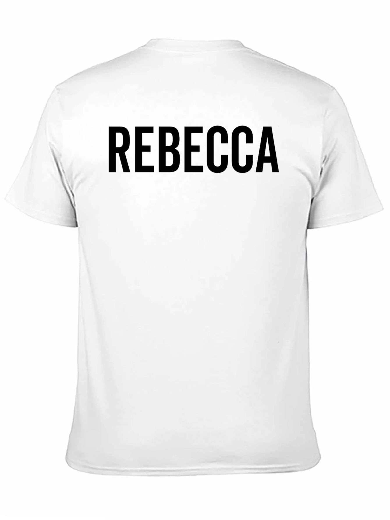 Black Rebecca Black T-Shirt - Personalized Name Tee view 11