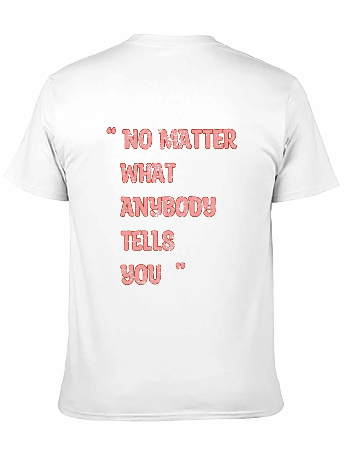 Black Inspirational Quote Graphic Tee - Black Unisex T-Shirt view 11