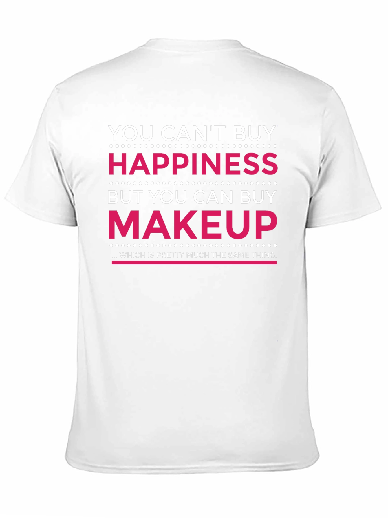 Black Makeup Happiness T-Shirt view 11