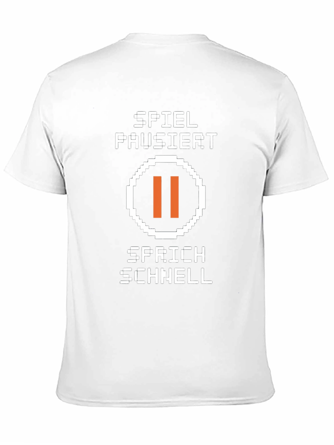 Black Spiel Pausiert Gamer T-Shirt - Black view 11