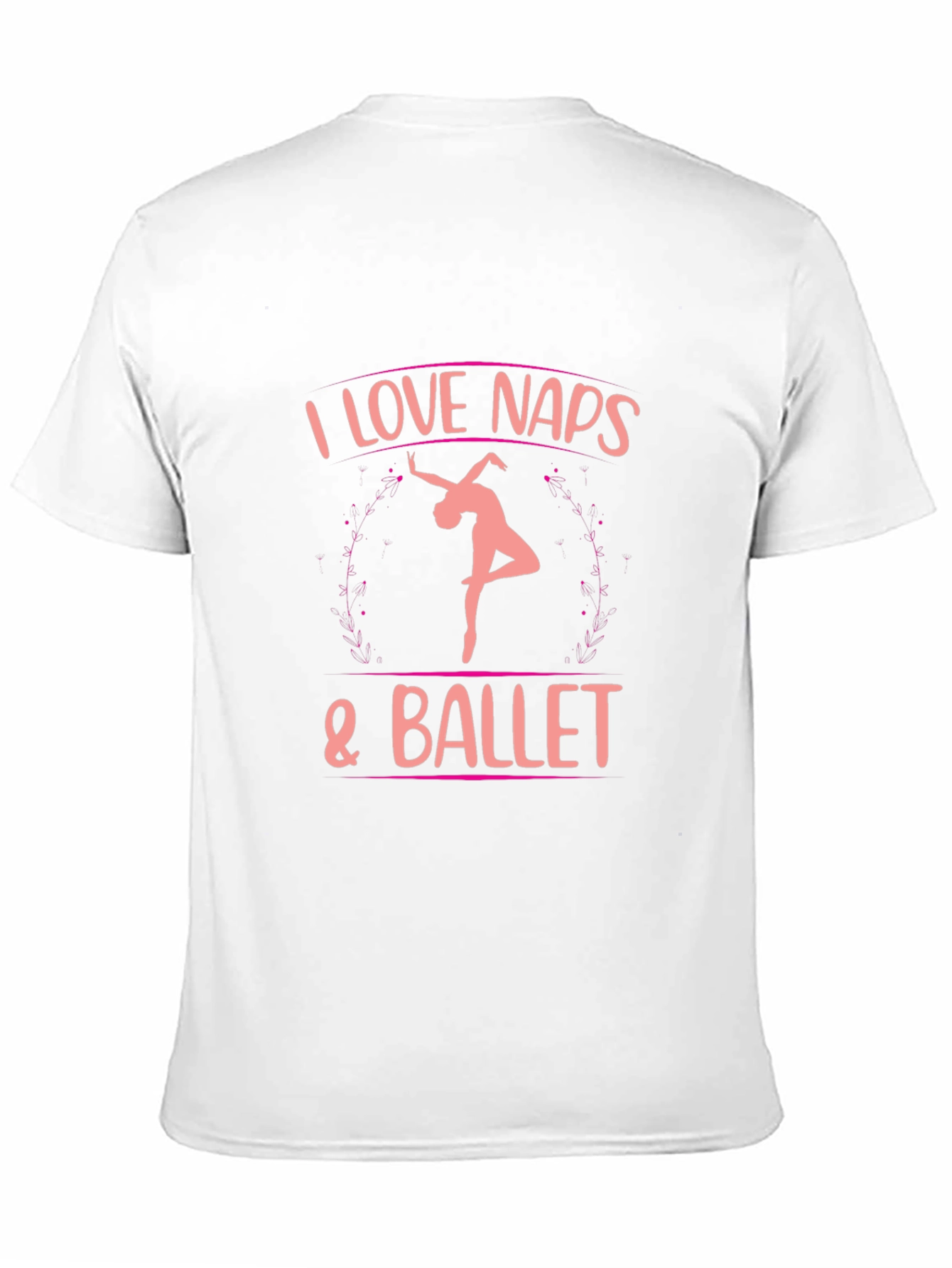 Black I Love Naps & Ballet Graphic T-Shirt view 11
