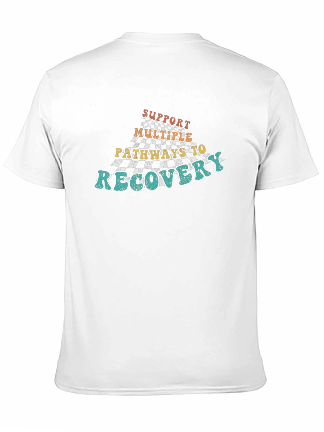 Black Support Multiple Pathways to Recovery Tee view 11