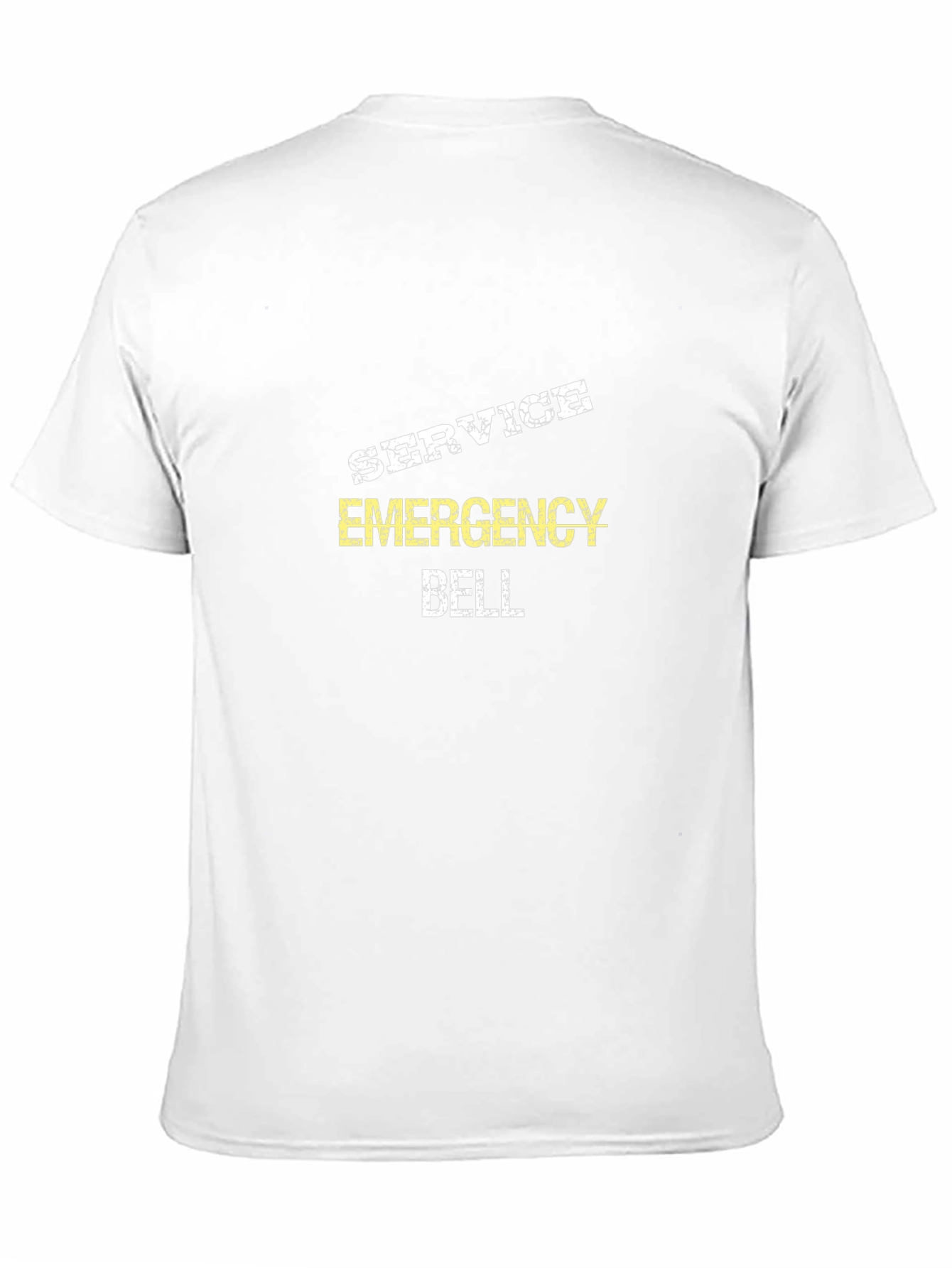 Black Emergency Bell Service Black Graphic Tee view 11