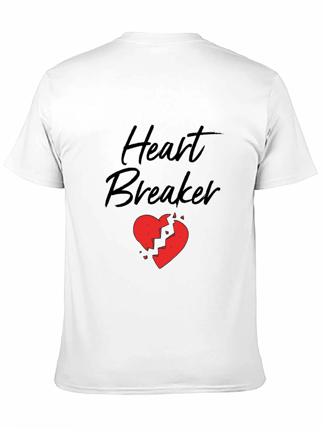 Black Heart Breaker Graphic Tee - Black view 11