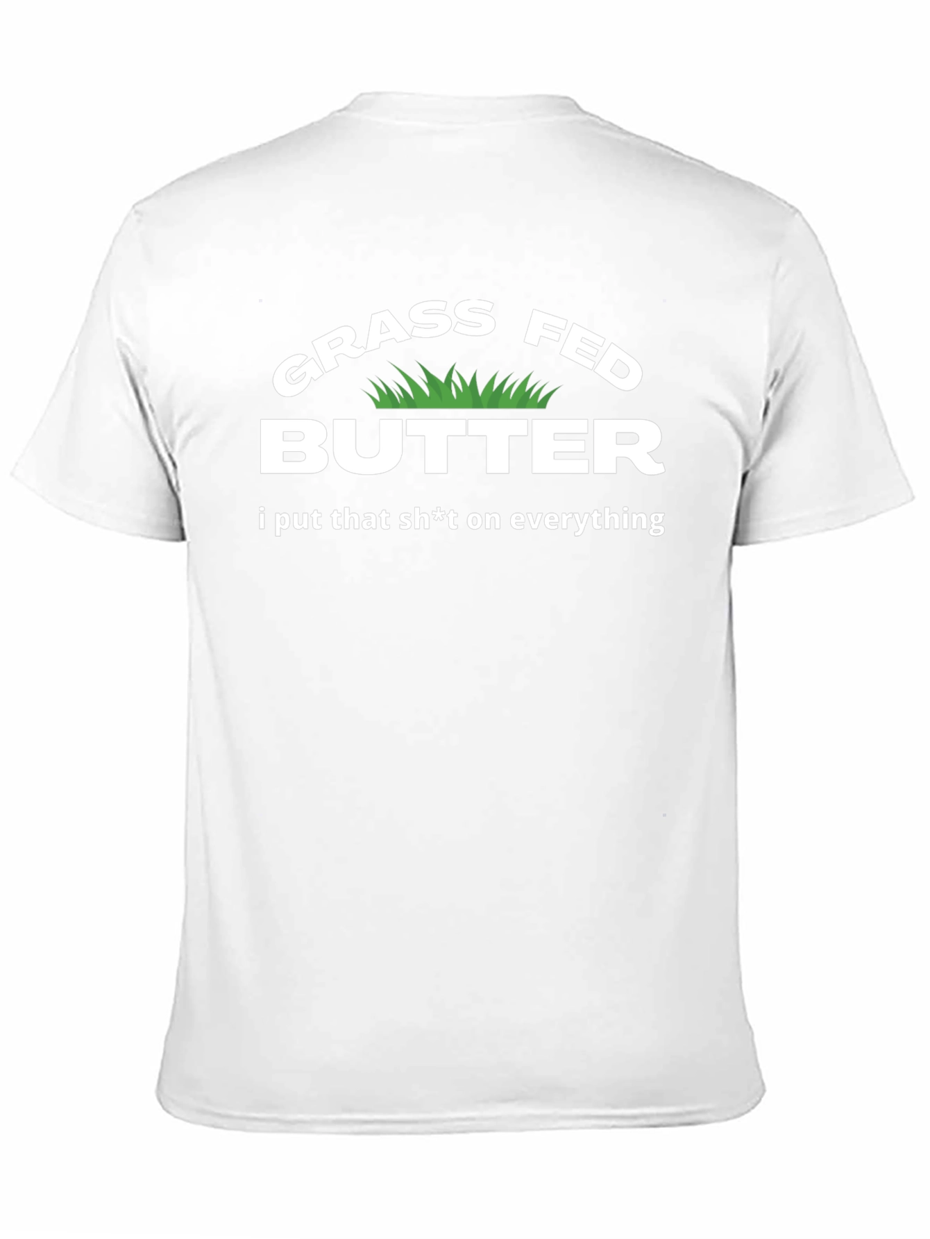 Black Grass Fed Butter T-Shirt - Funny Foodie Tee view 11